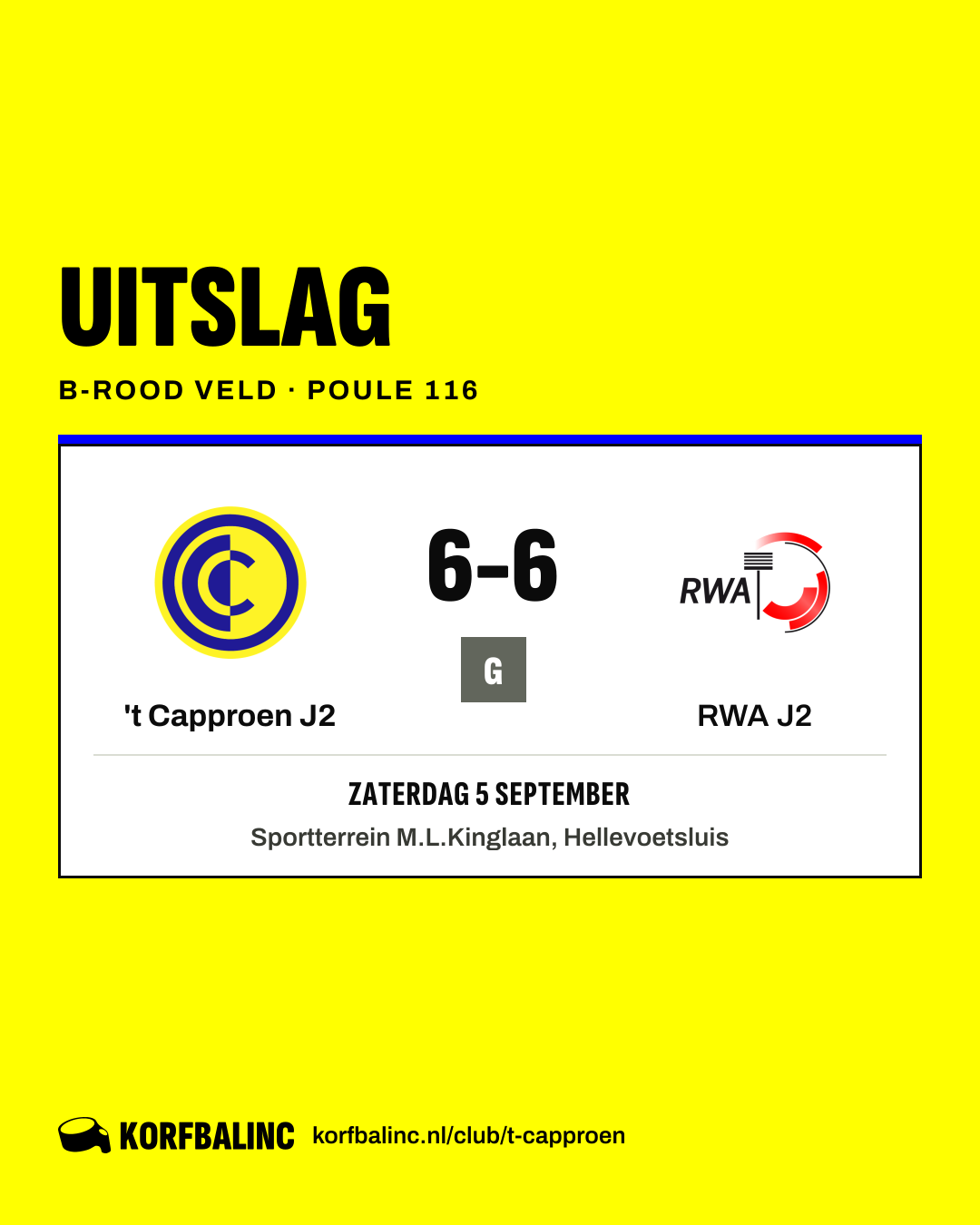 't Capproen J2 - RWA J2