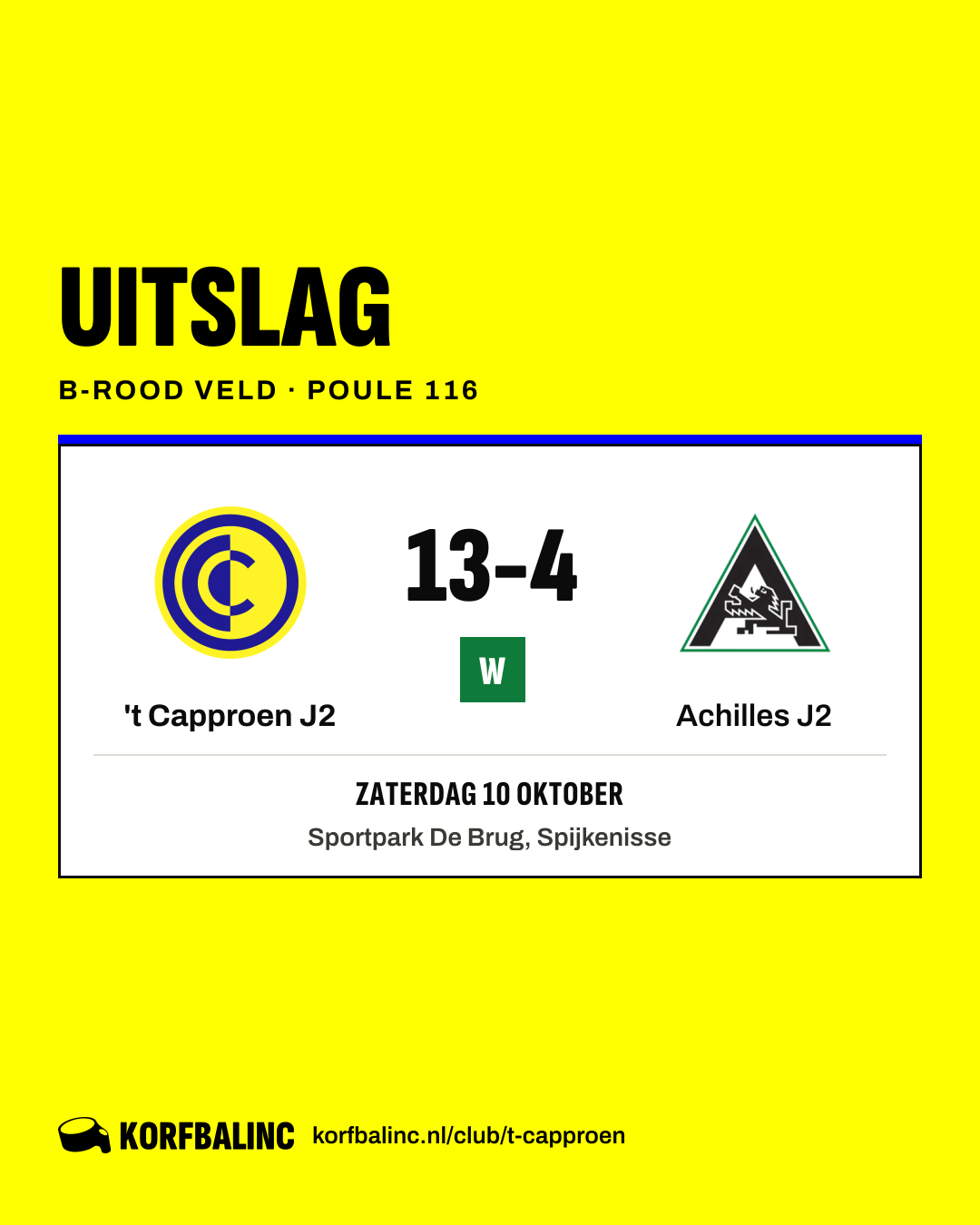 't Capproen J2 - Achilles J2