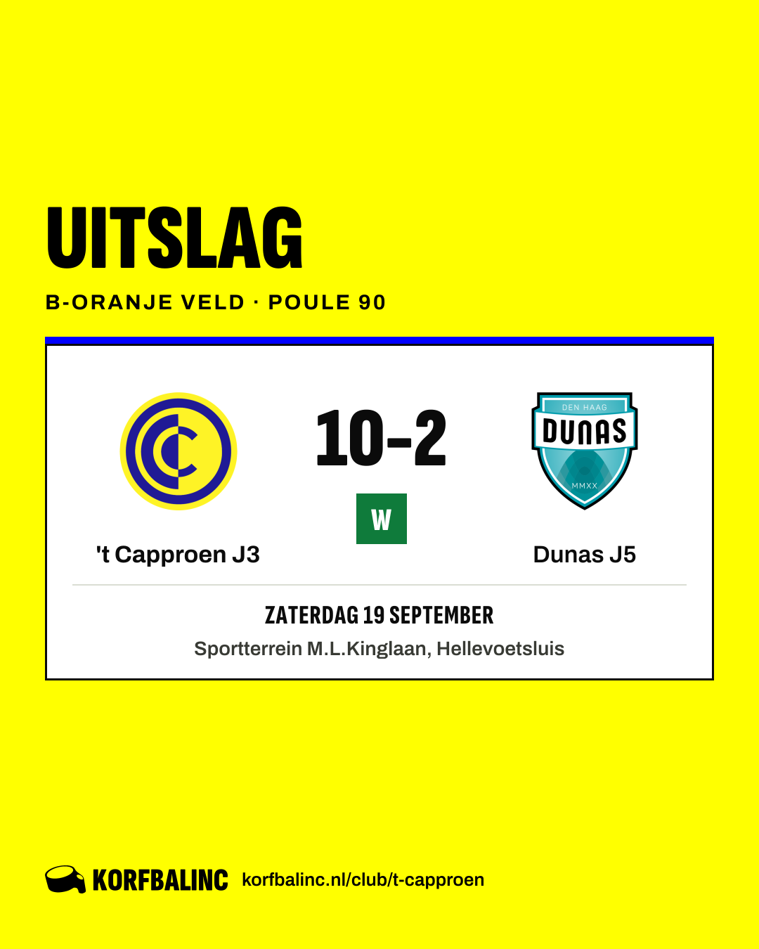 't Capproen J3 - Dunas J5