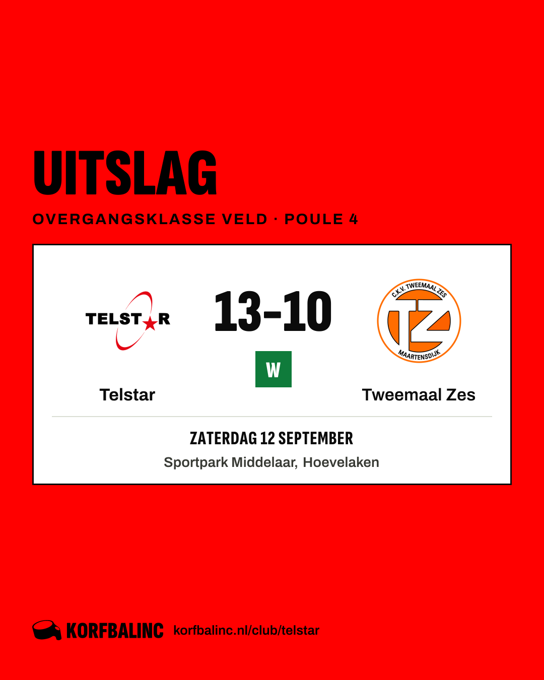 Telstar - Tweemaal Zes