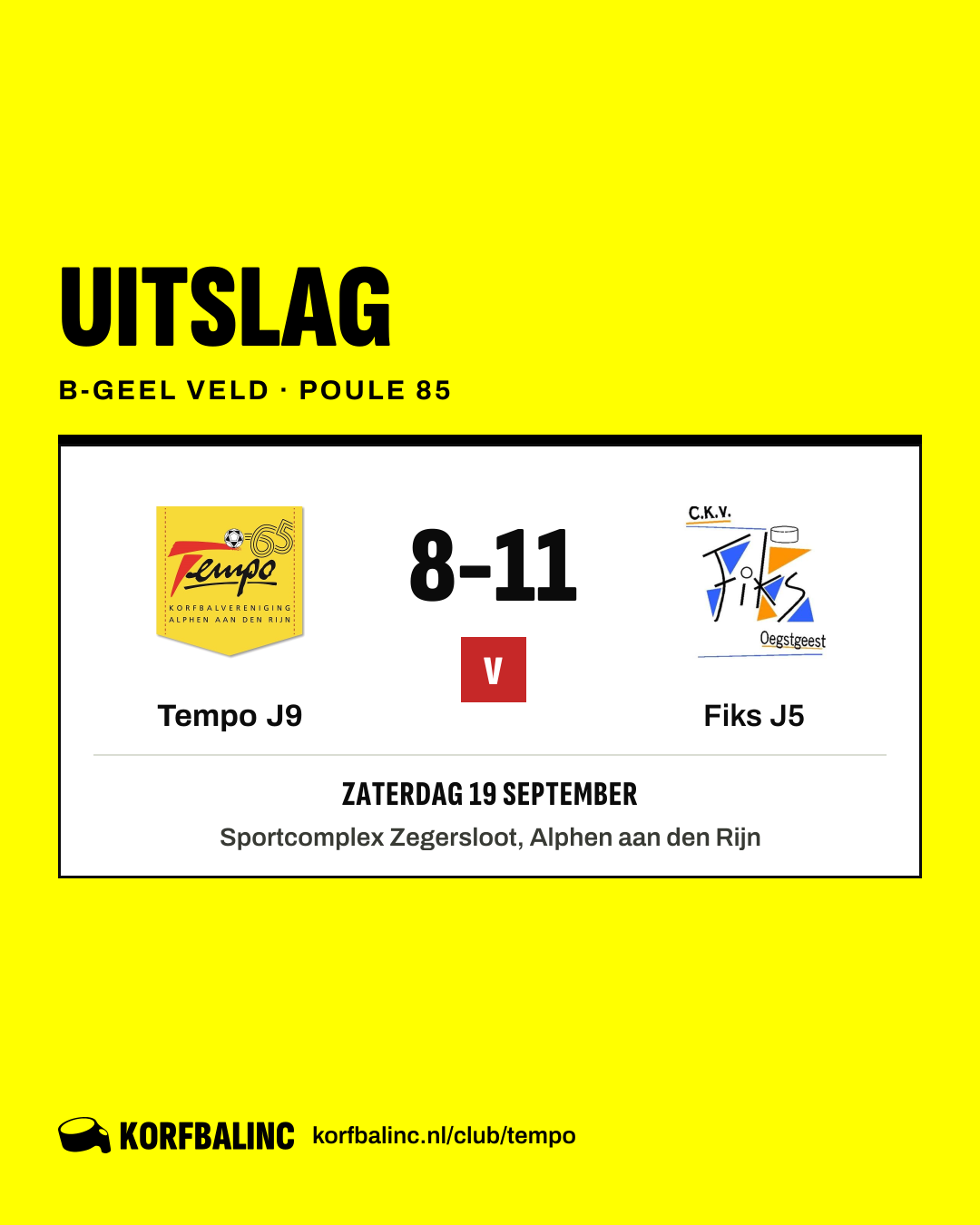 Tempo J9 - Fiks J5