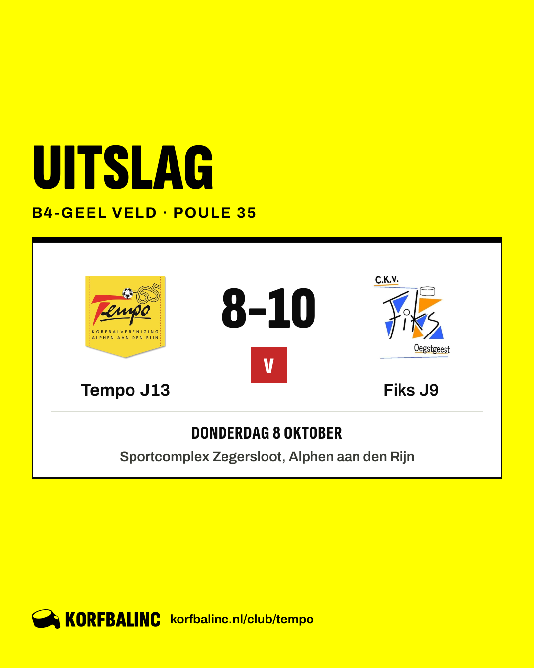 Tempo J13 - Fiks J9
