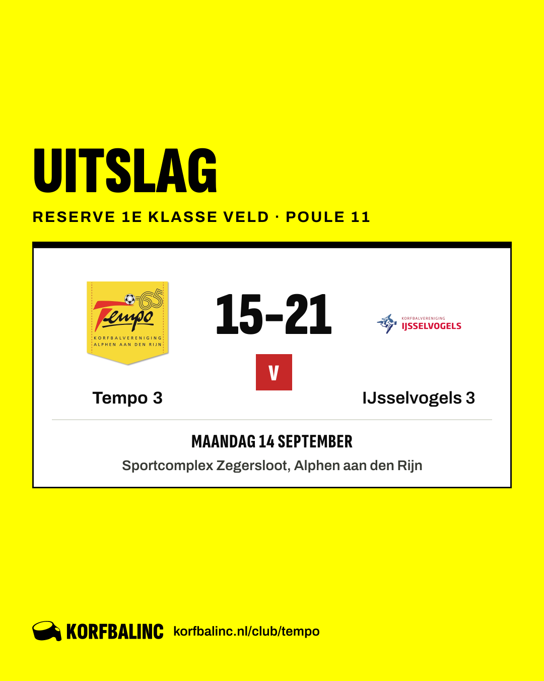 Tempo 3 - IJsselvogels 3