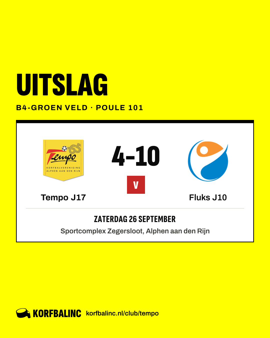 Tempo J17 - Fluks J10