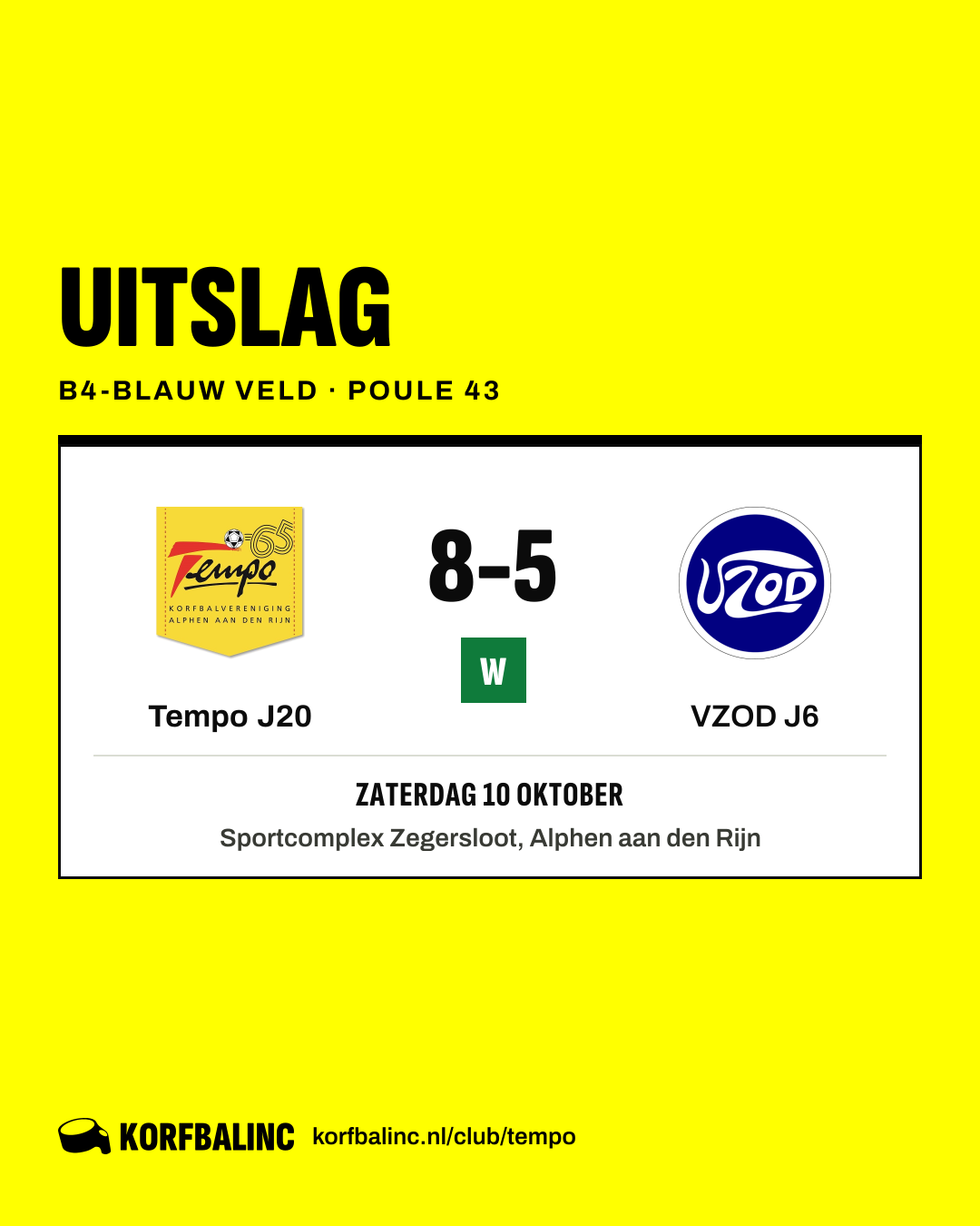 Tempo J20 - VZOD J6