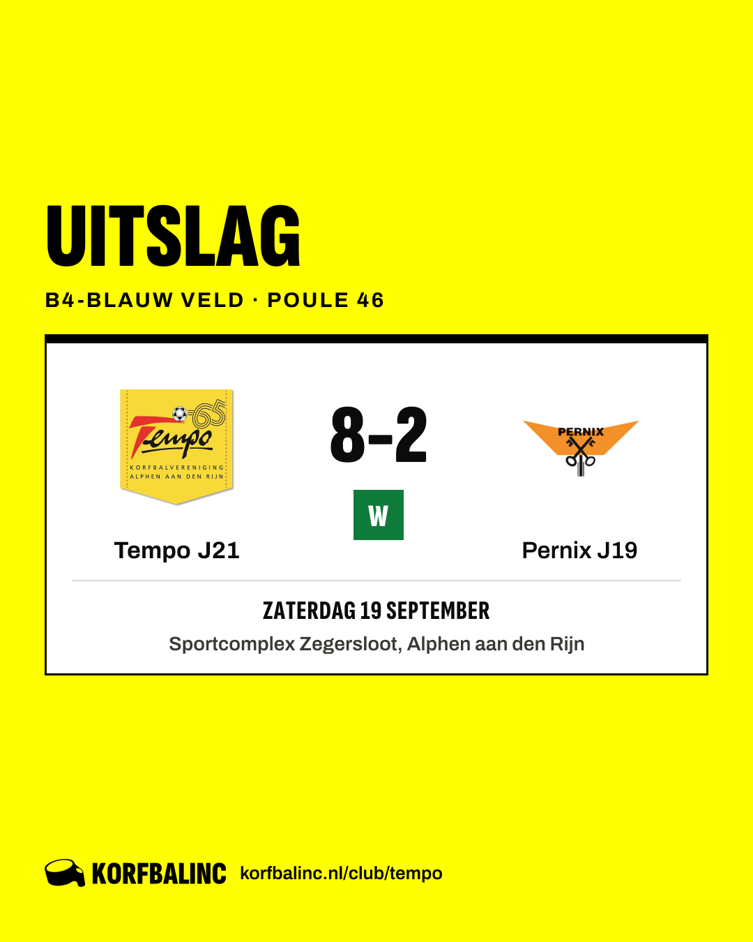 Tempo J21 - Pernix J19