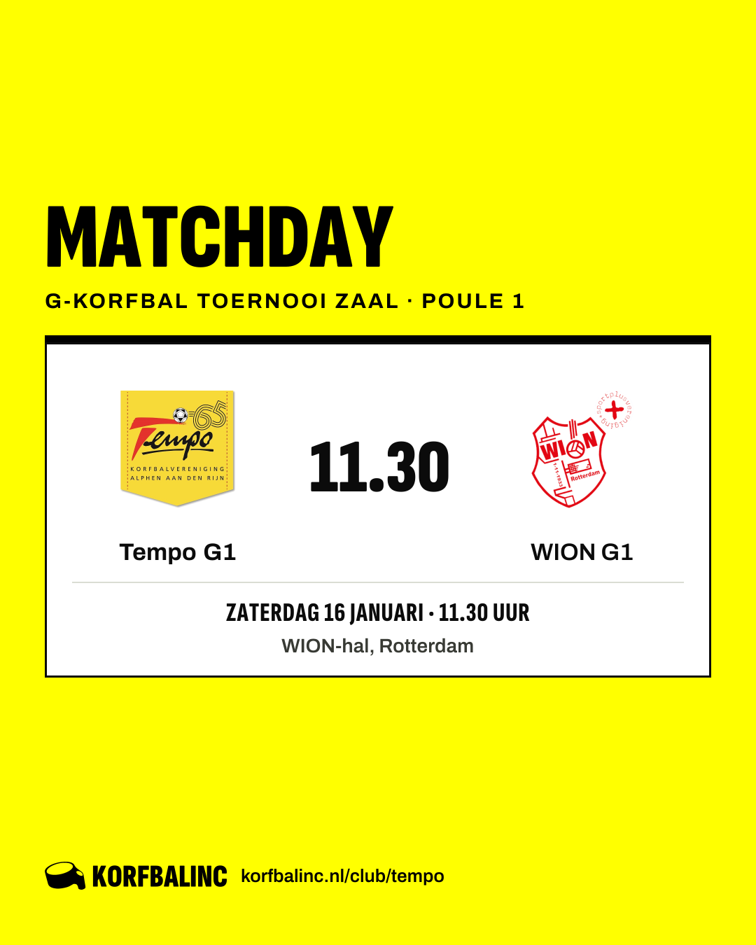 Tempo G1 - WION G1