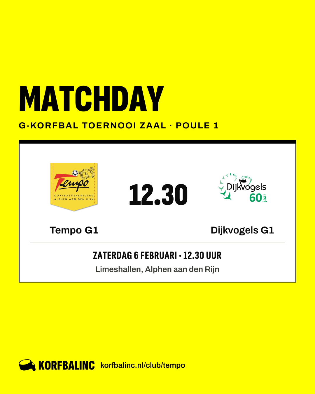Tempo G1 - Dijkvogels G1