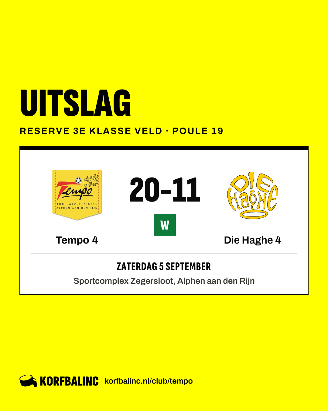Tempo 4 - Die Haghe 4