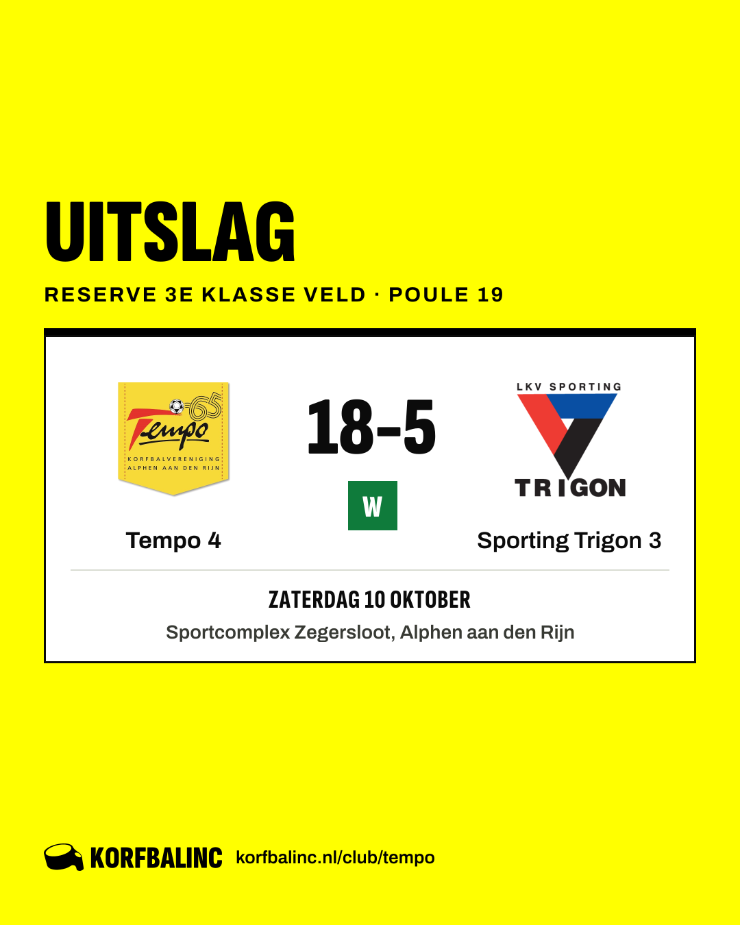 Tempo 4 - Sporting Trigon 3