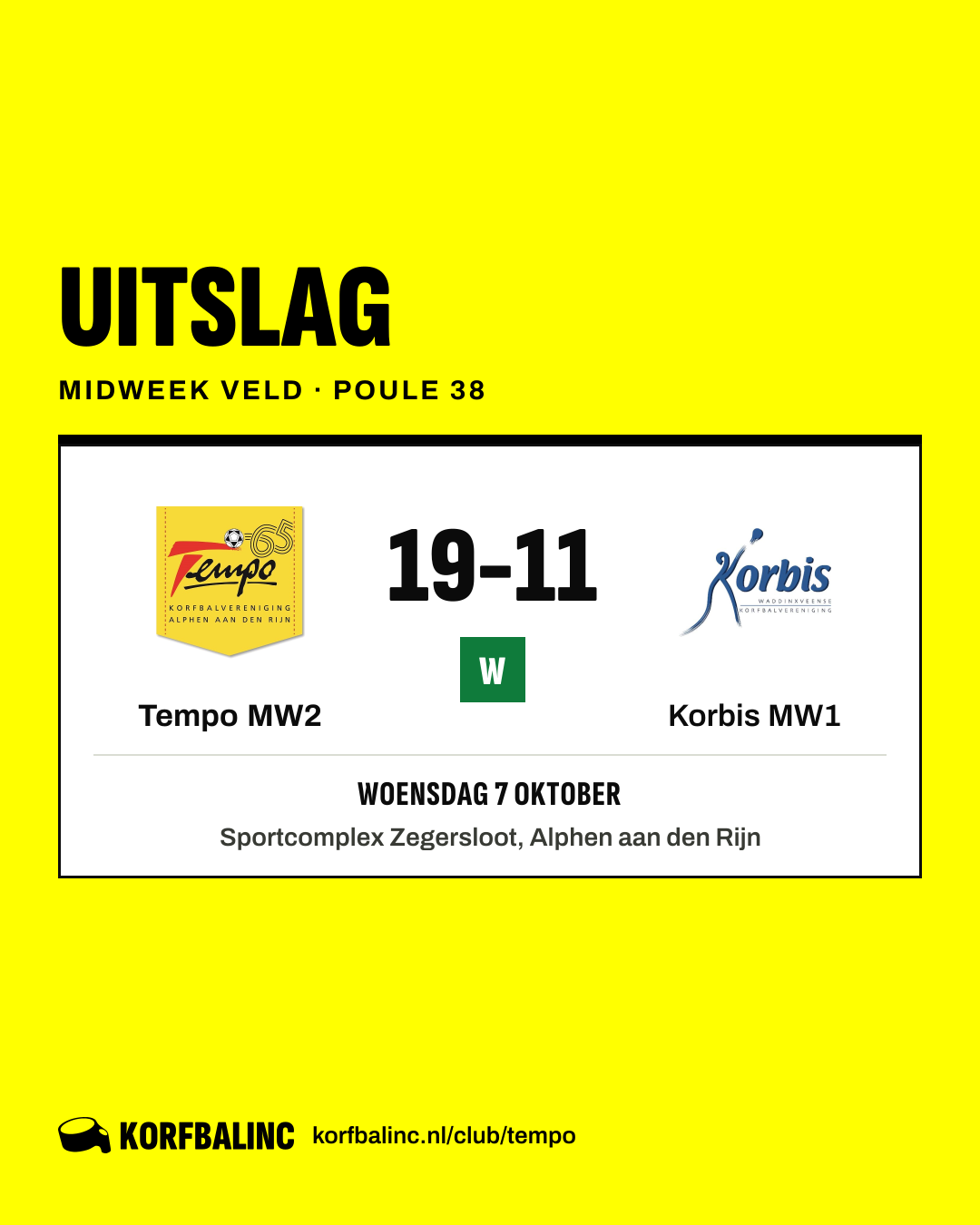 Tempo MW2 - Korbis MW1