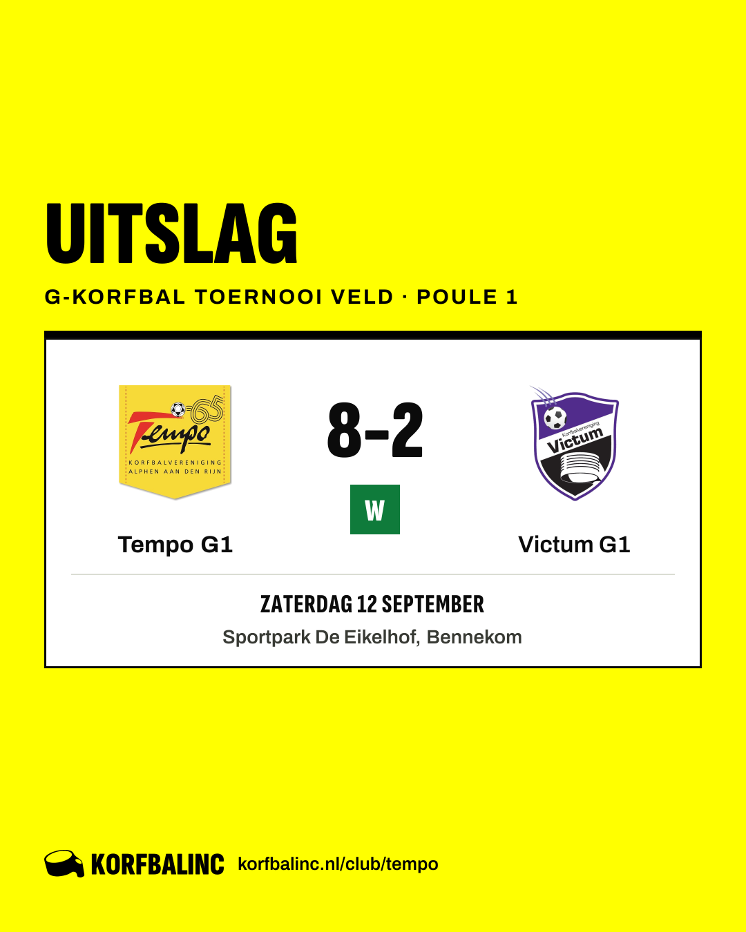 Tempo G1 - Victum G1