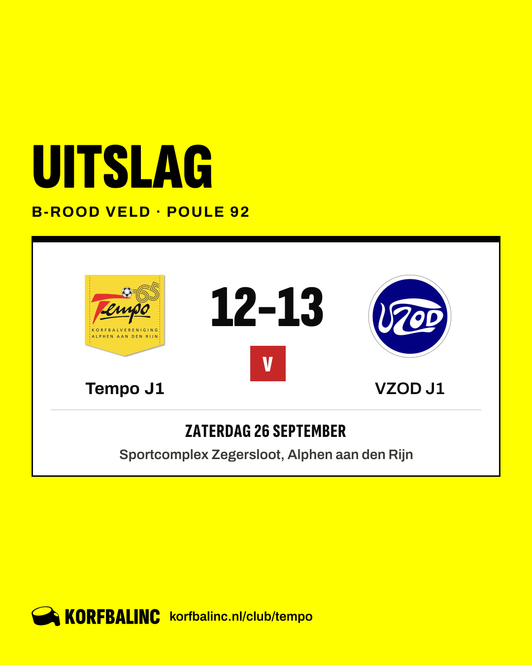 Tempo J1 - VZOD J1