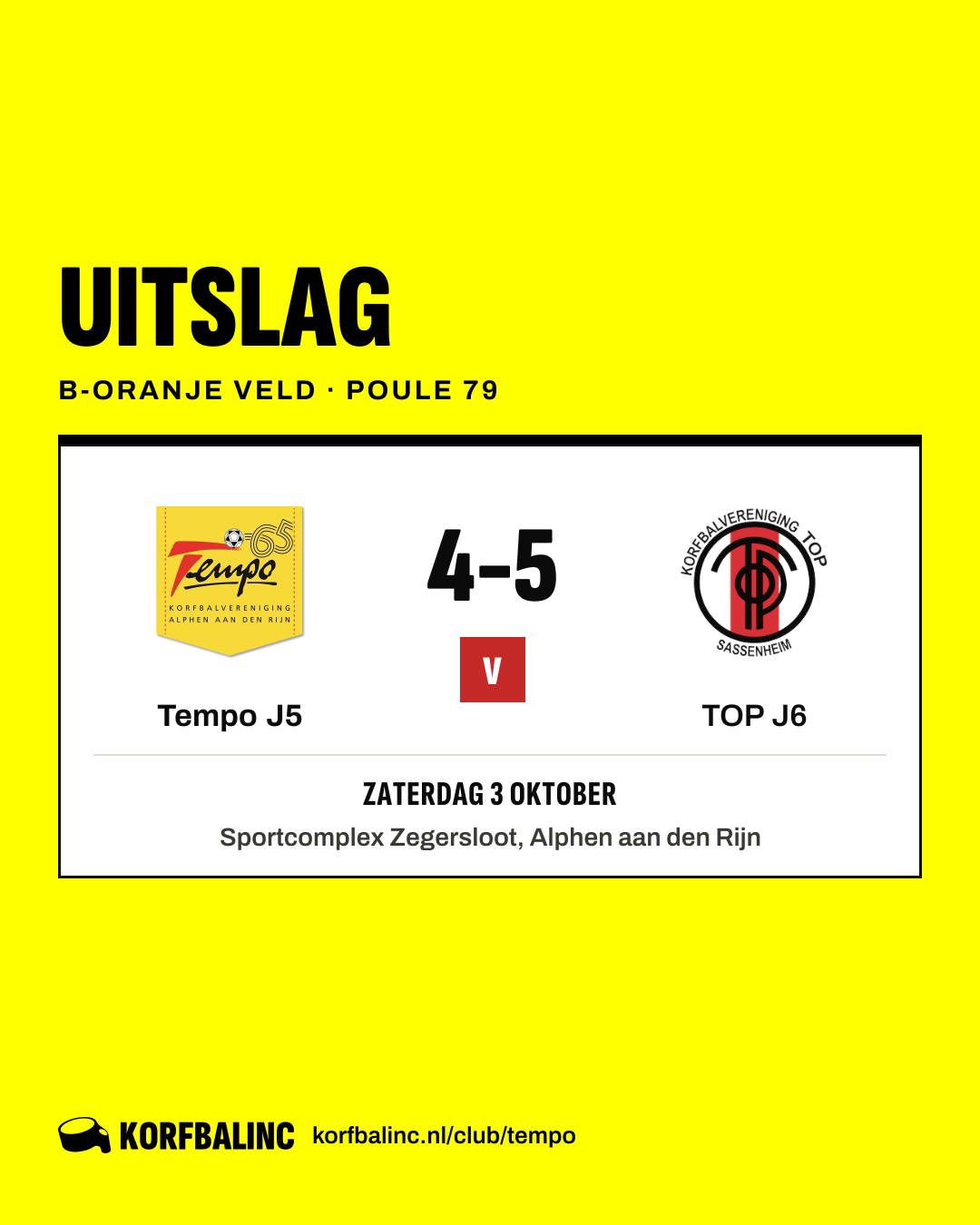 Tempo J5 - TOP J6