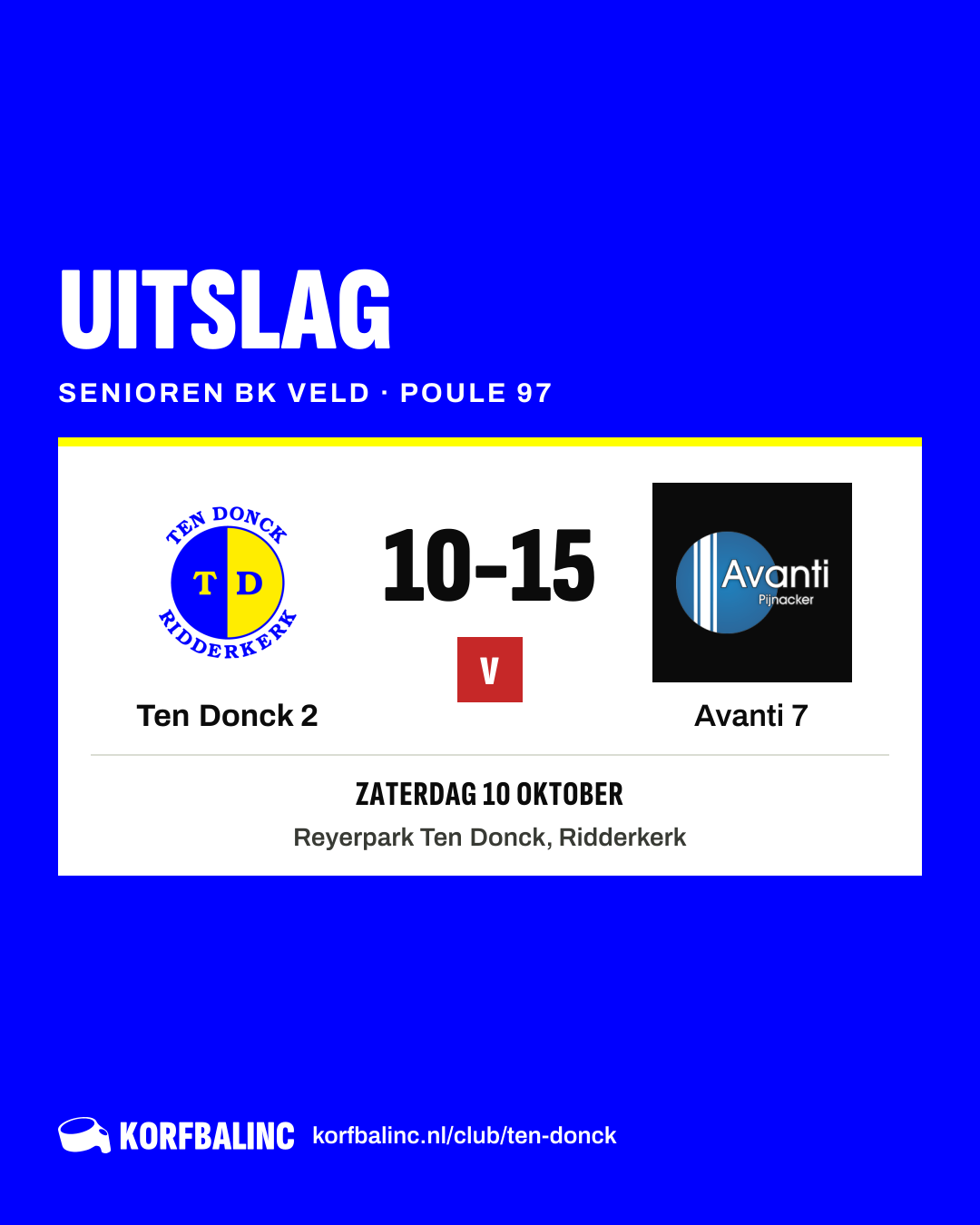 Ten Donck 2 - Avanti 7