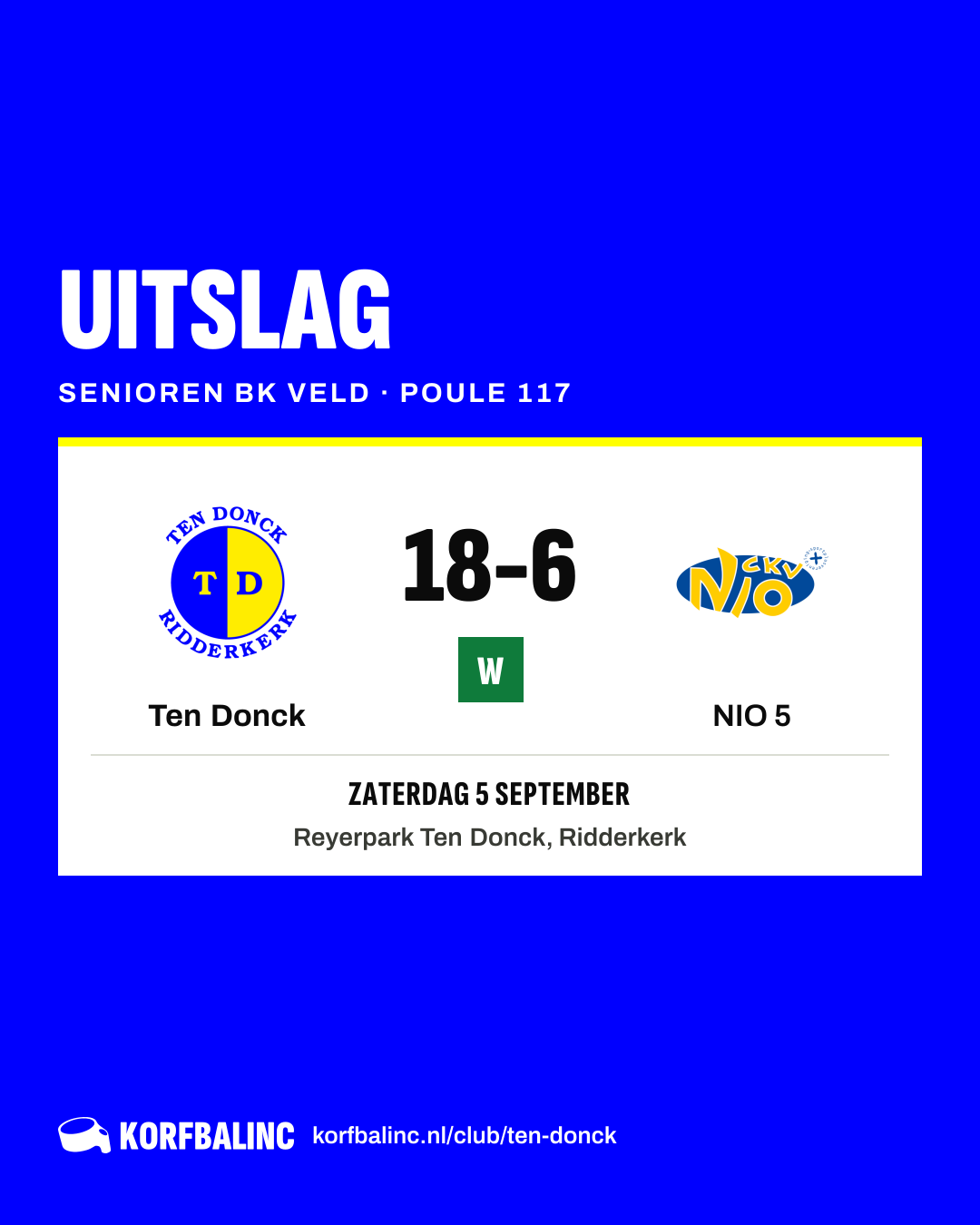 Ten Donck - NIO 5