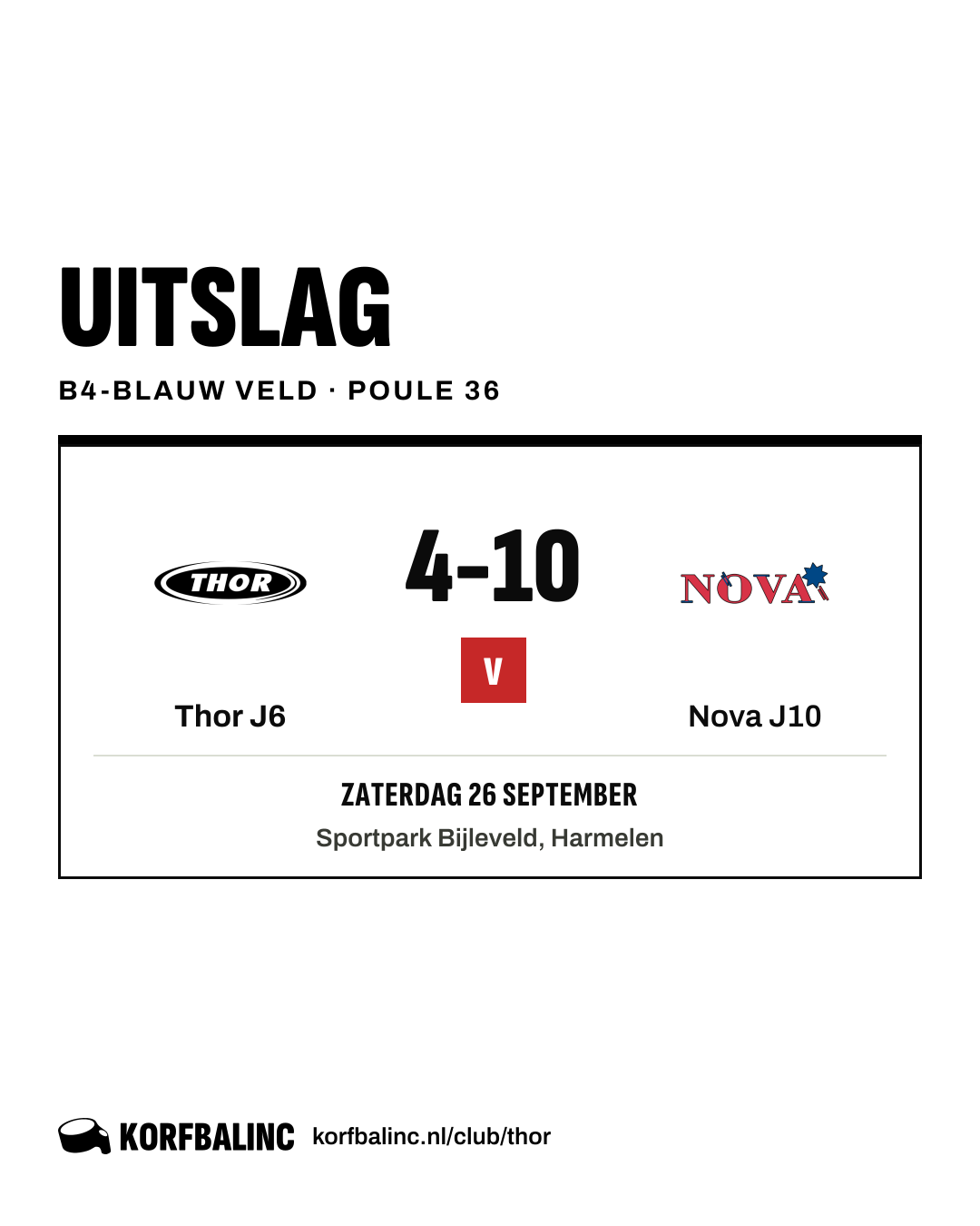 Thor J6 - Nova J10