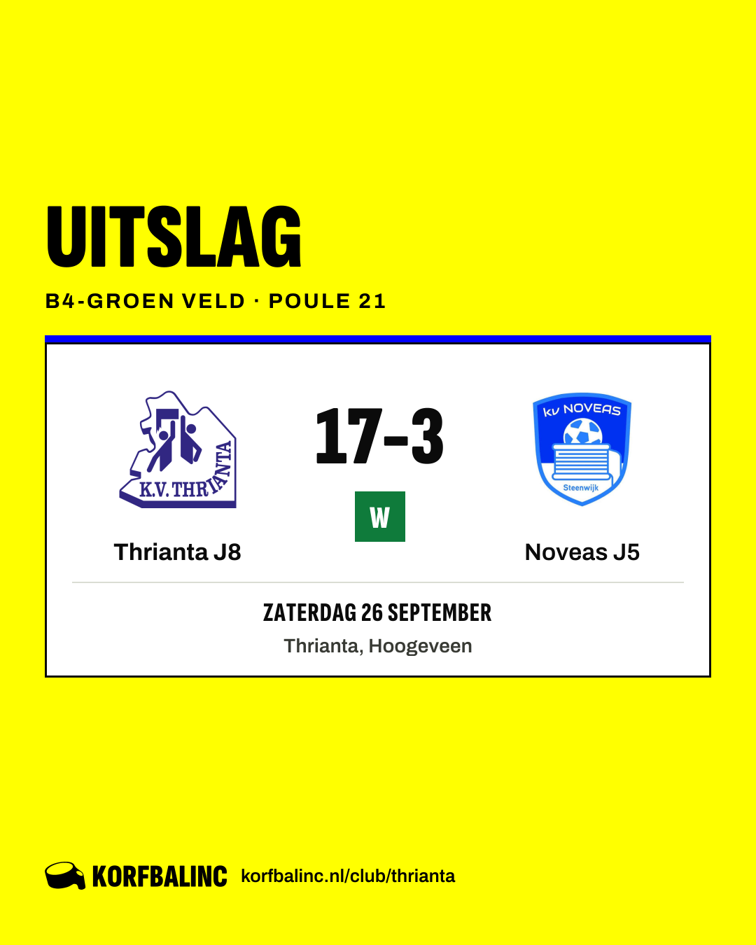 Thrianta J8 - Noveas J5