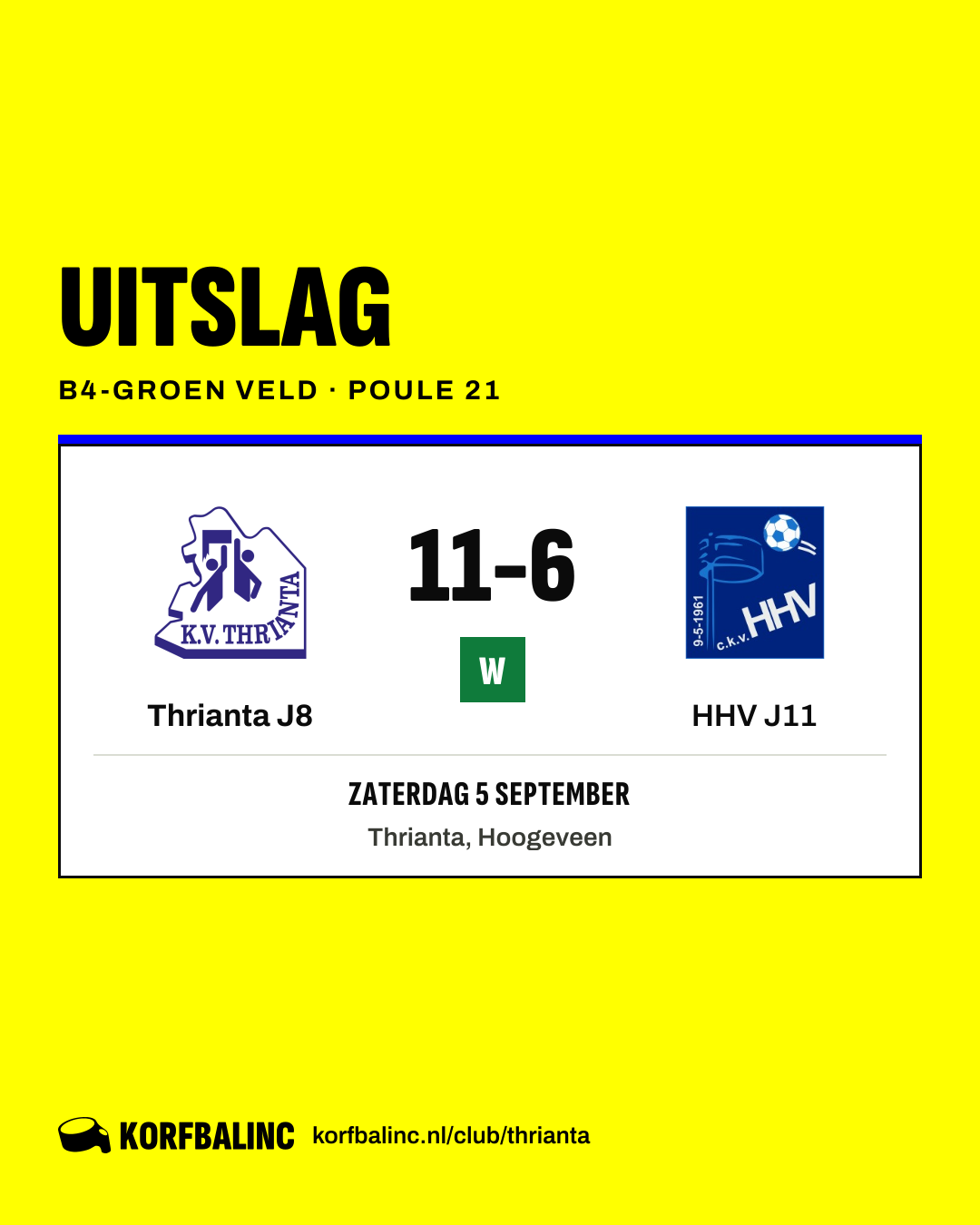 Thrianta J8 - HHV J11