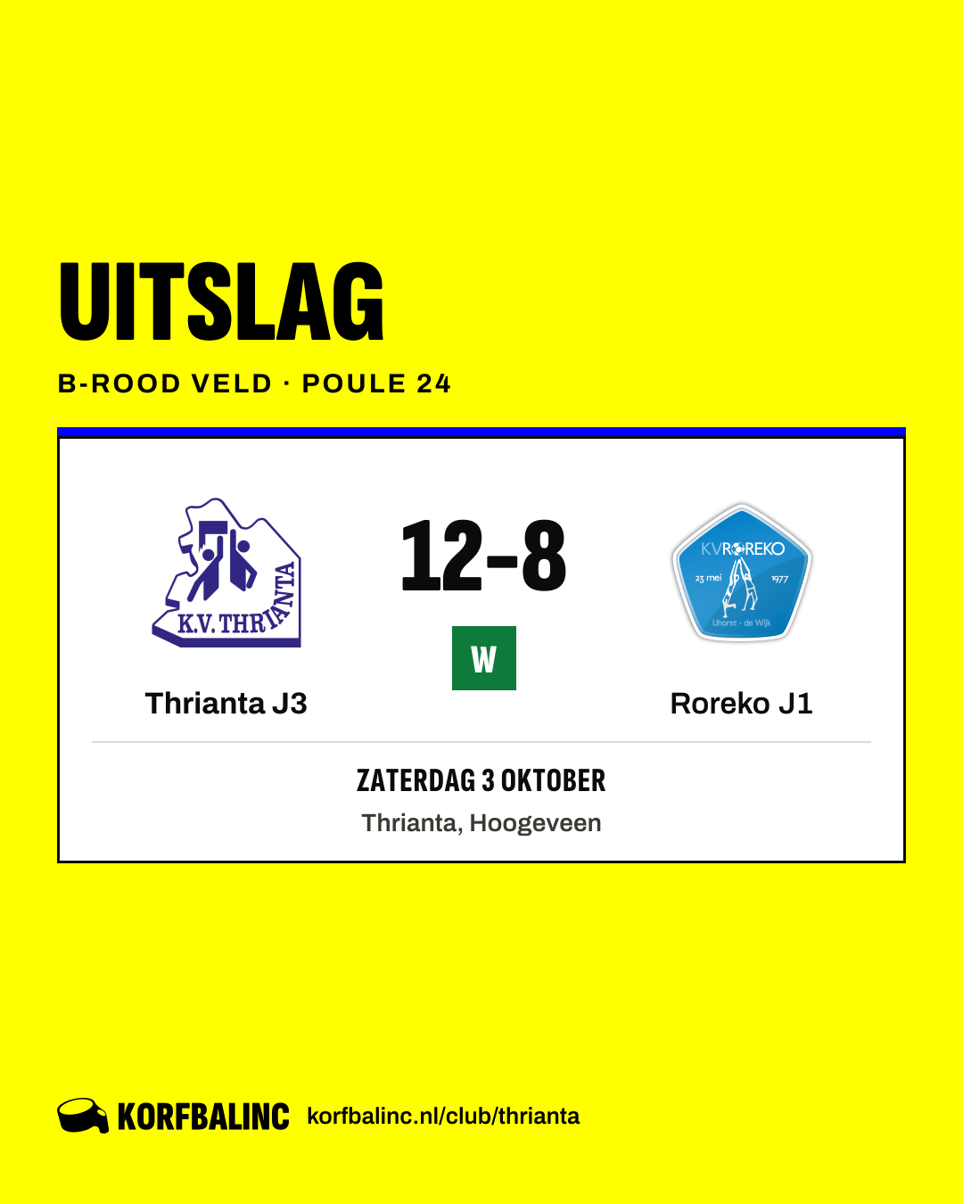 Thrianta J3 - Roreko J1
