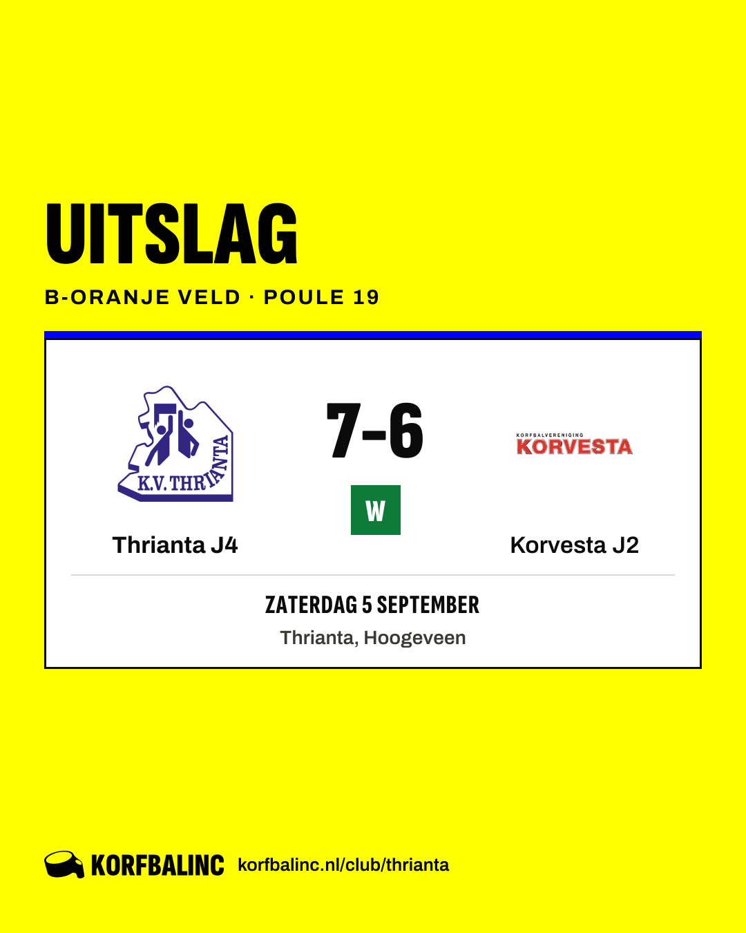 Thrianta J4 - Korvesta J2