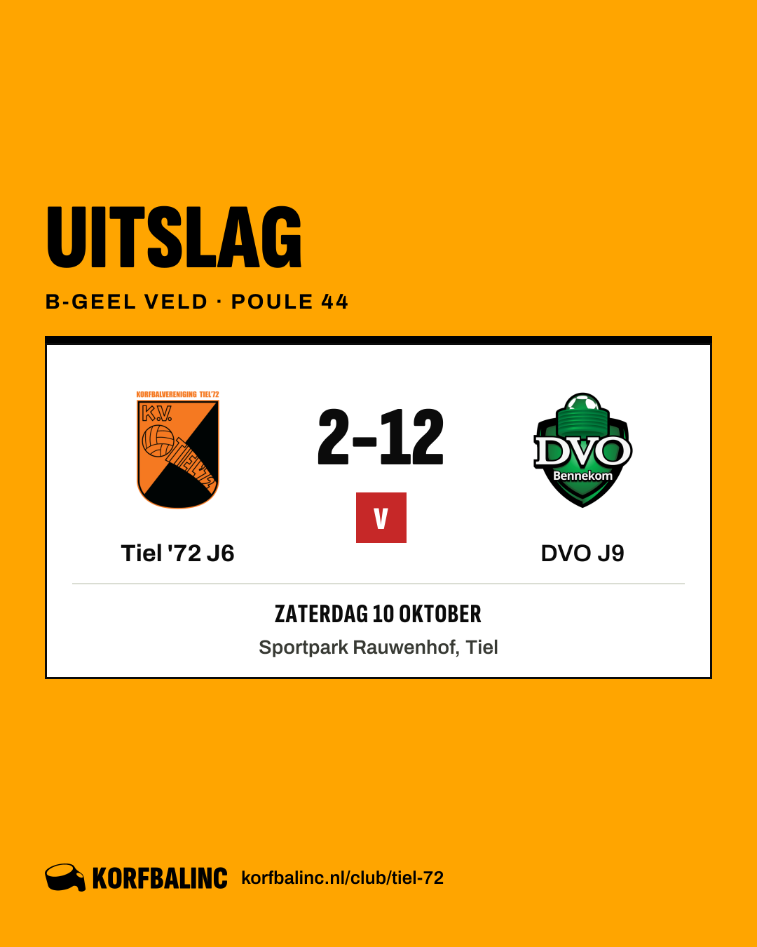 Tiel '72 J6 - DVO J9