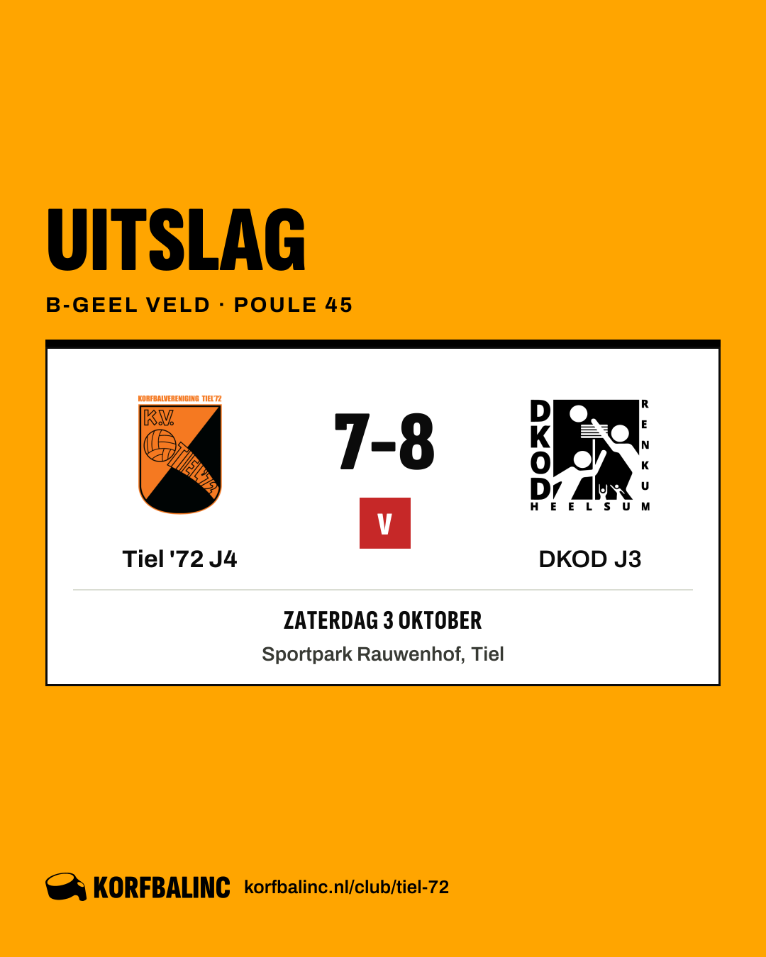 Tiel '72 J4 - DKOD J3