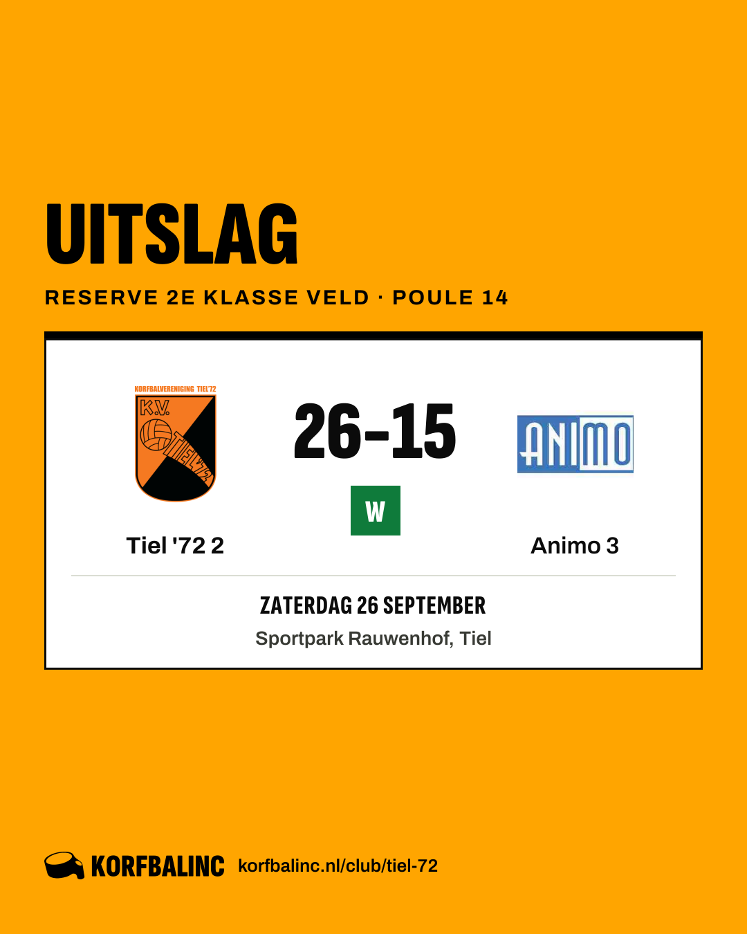 Tiel '72 2 - Animo 3