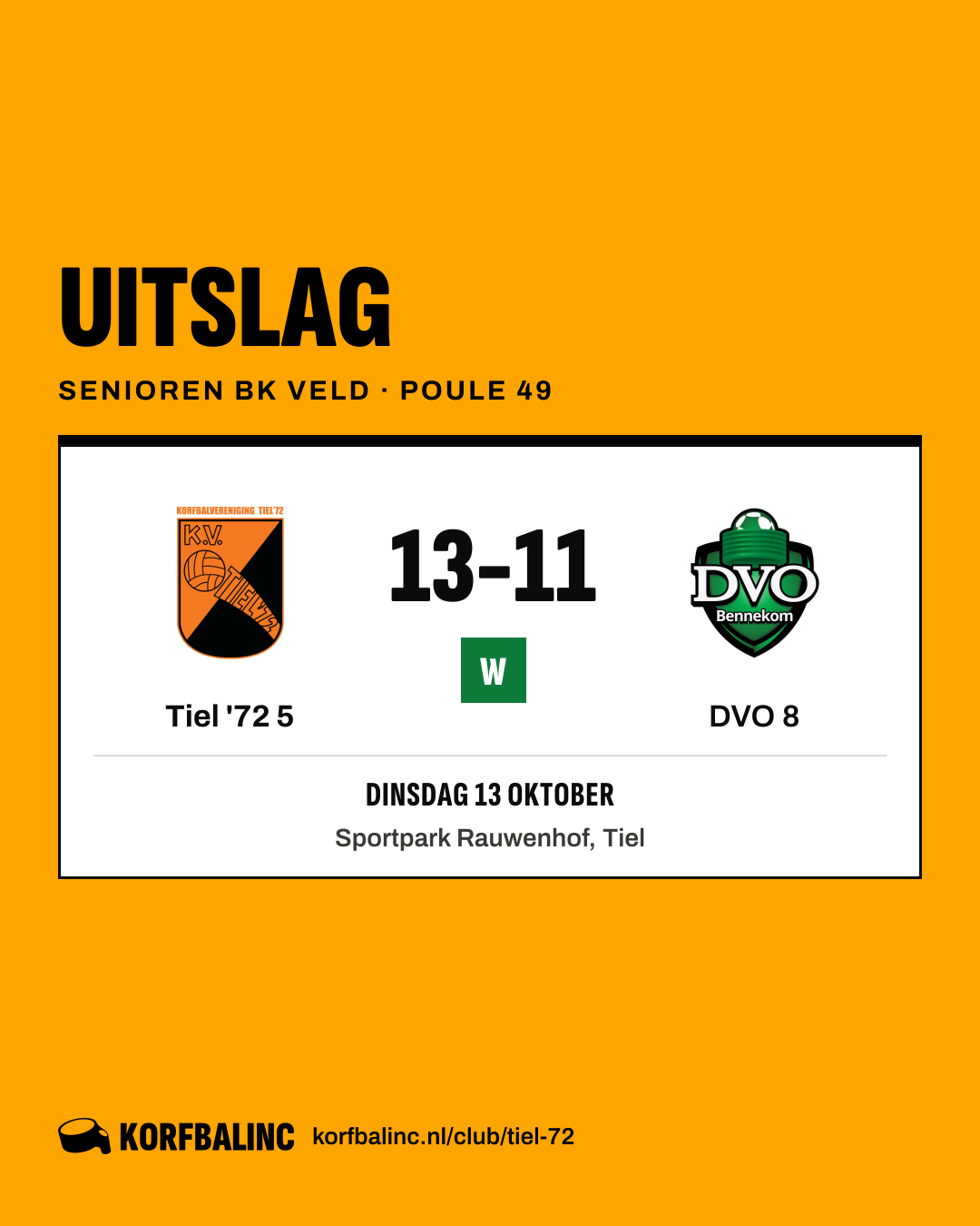 Tiel '72 5 - DVO 8