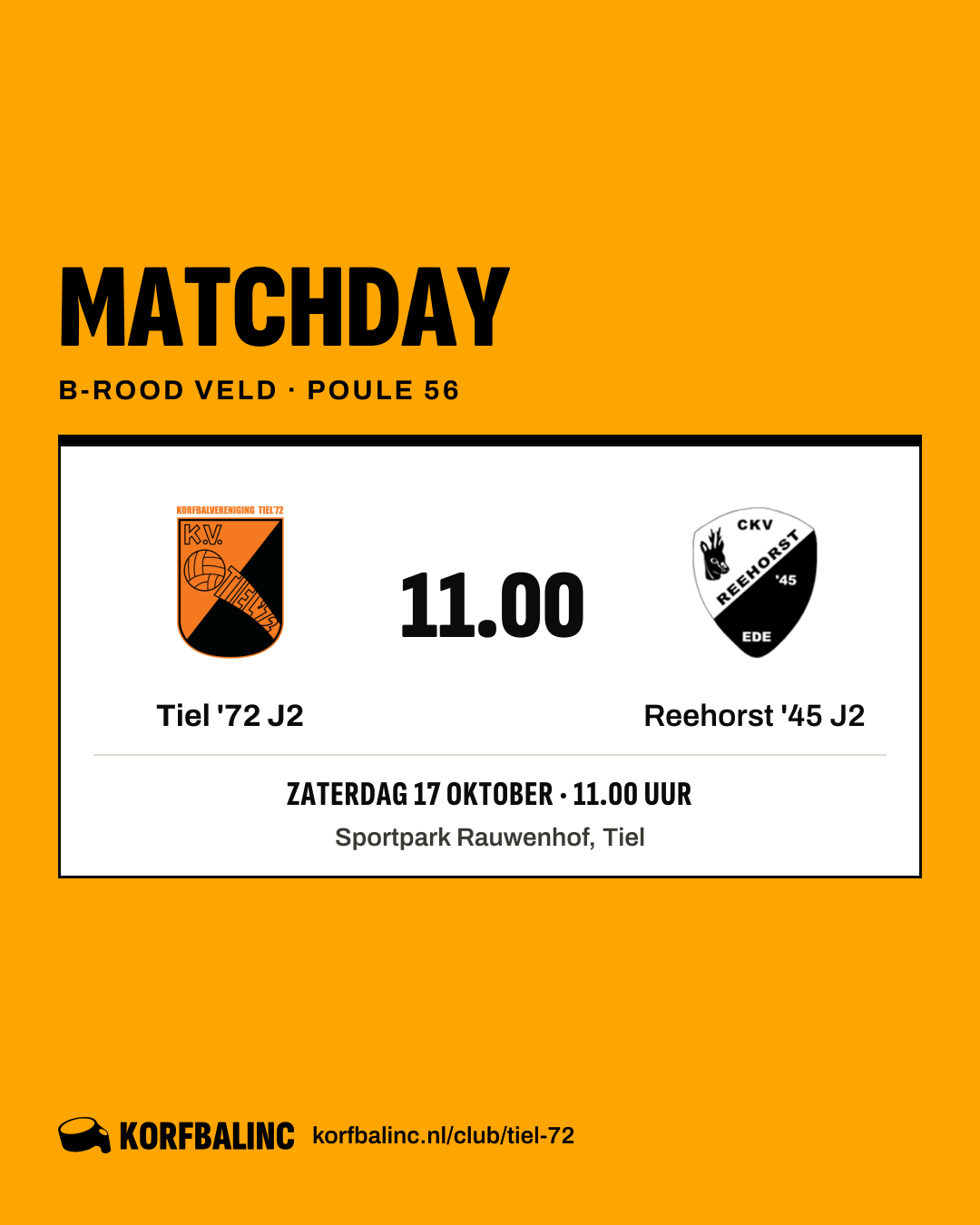 Tiel '72 J2 - Reehorst '45 J2