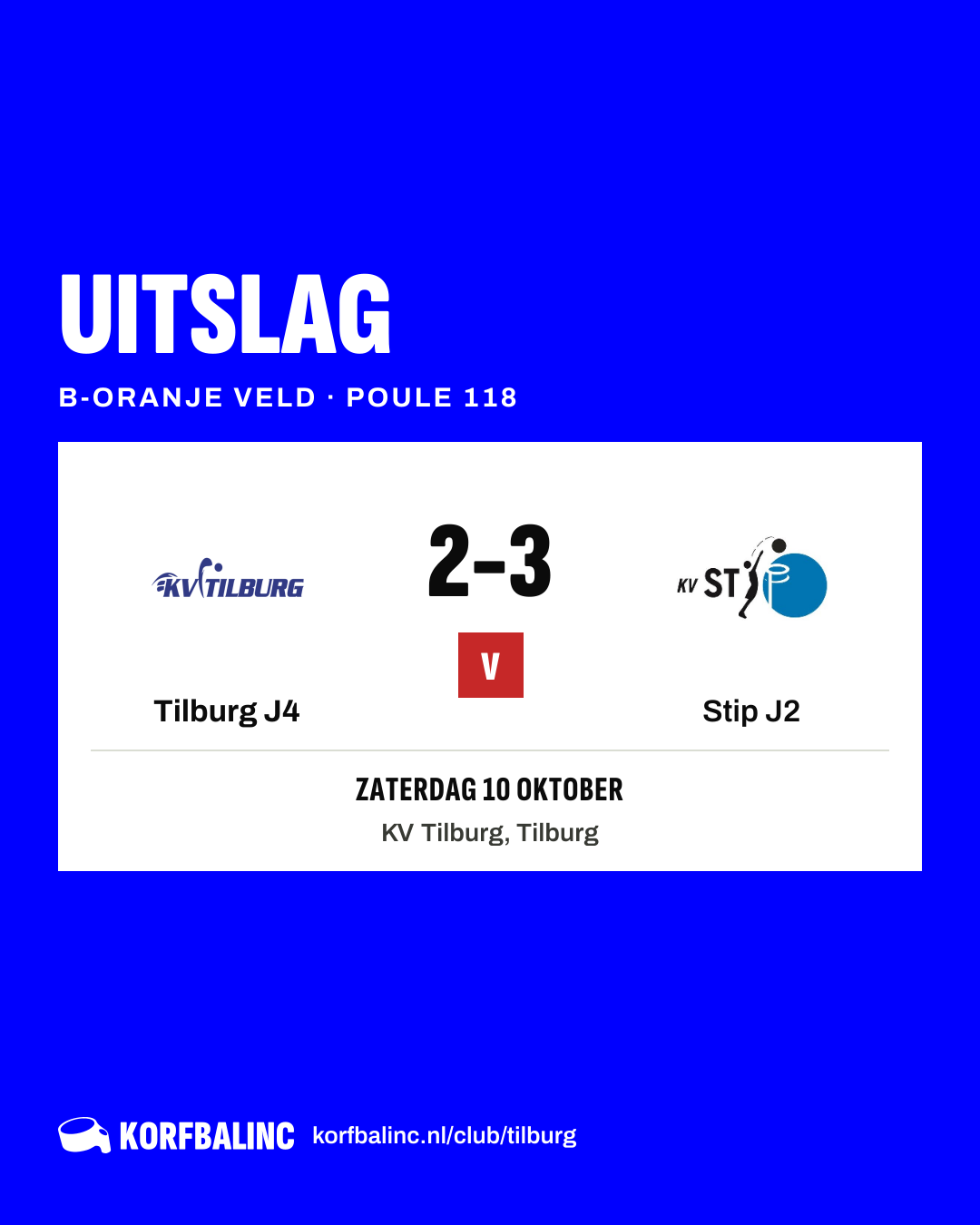 Tilburg J4 - Stip J2