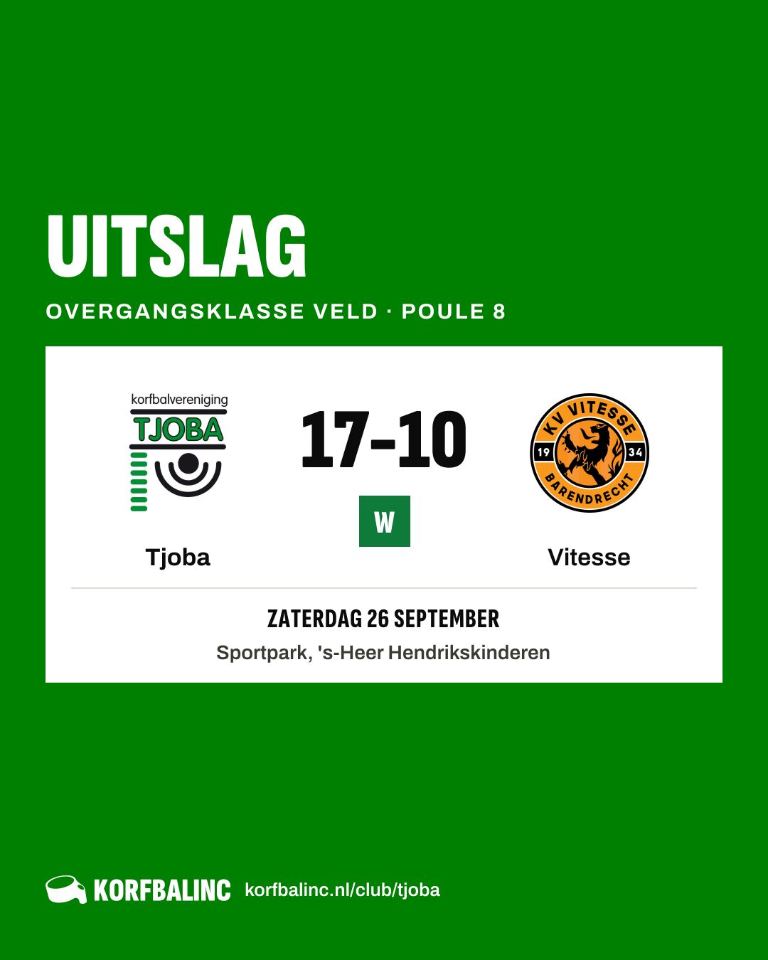 Tjoba - Vitesse