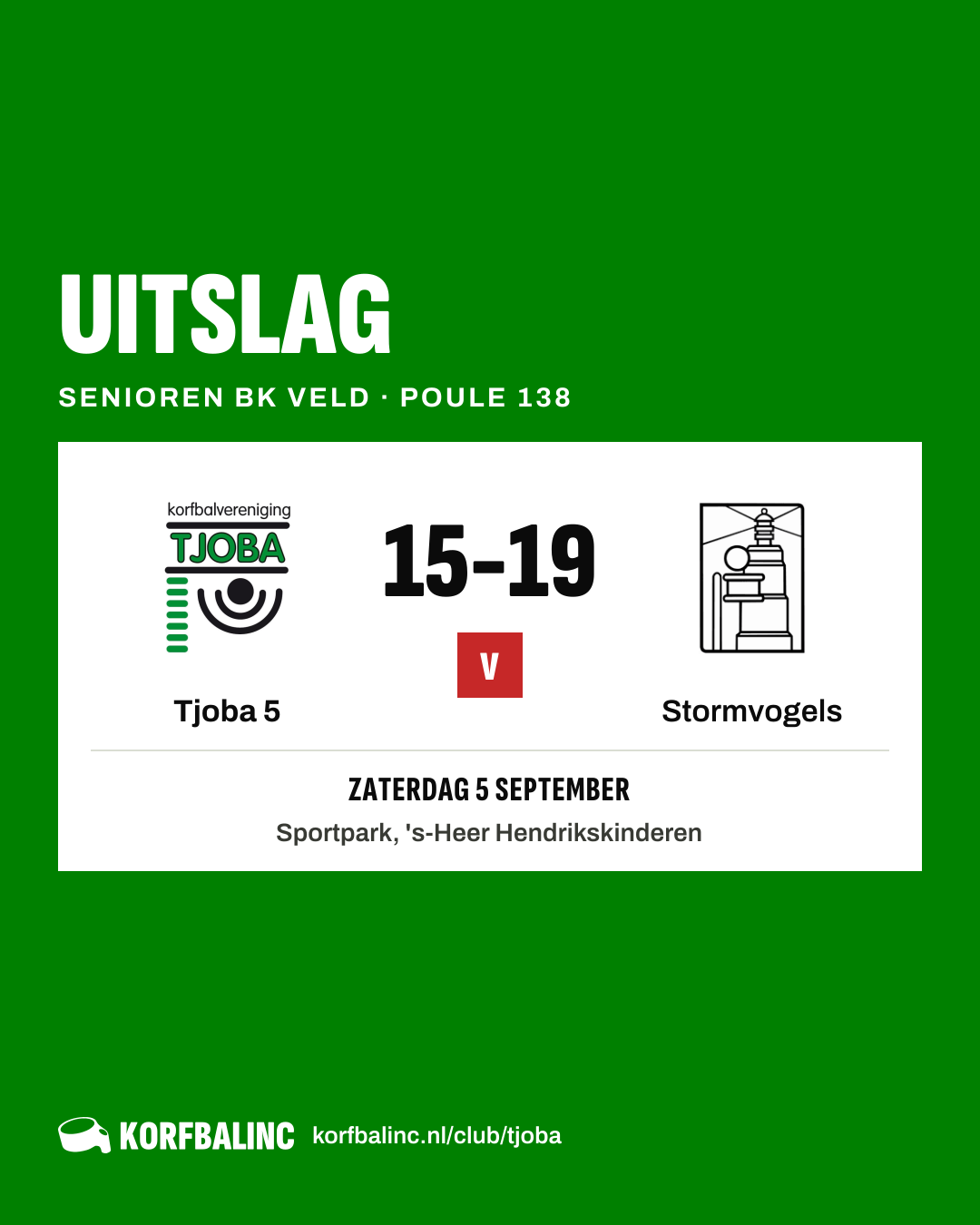 Tjoba 5 - Stormvogels