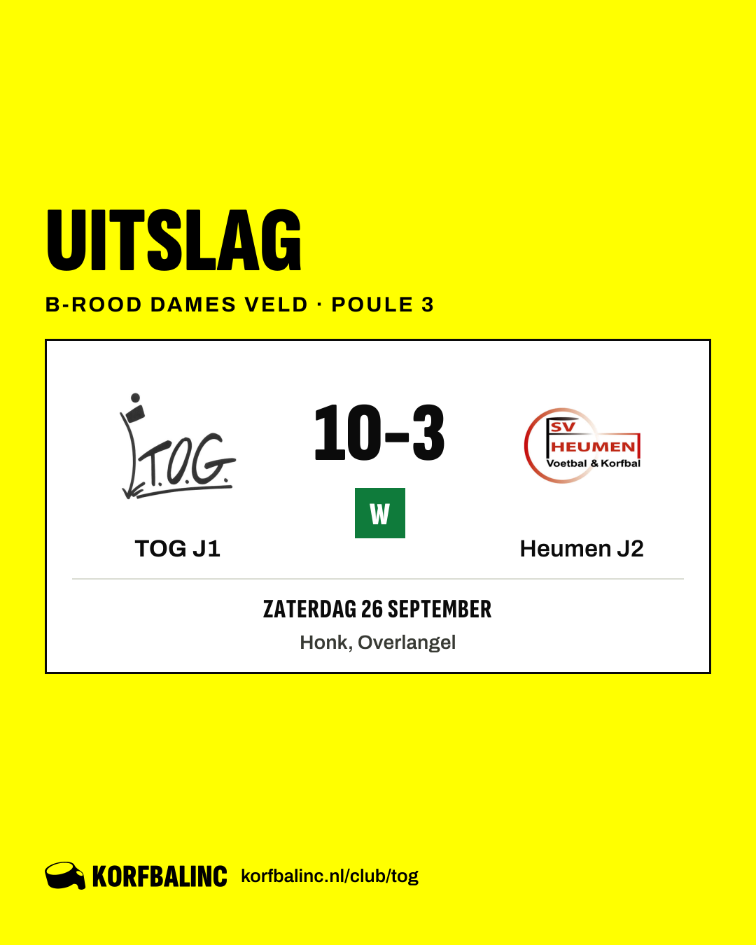 TOG J1 - Heumen J2
