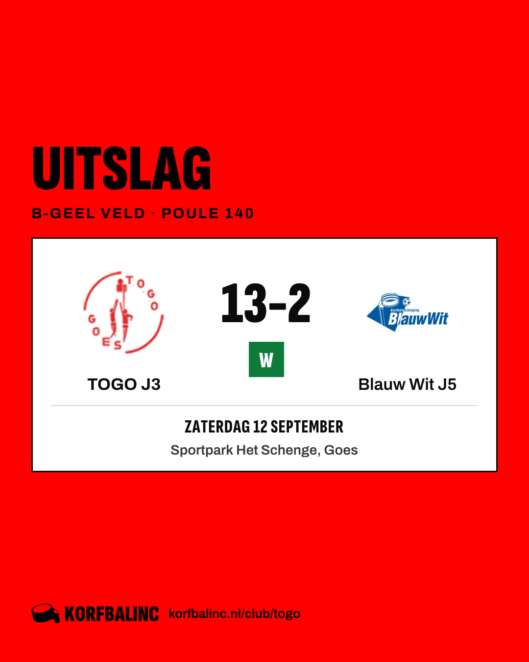 TOGO J3 - Blauw Wit J5