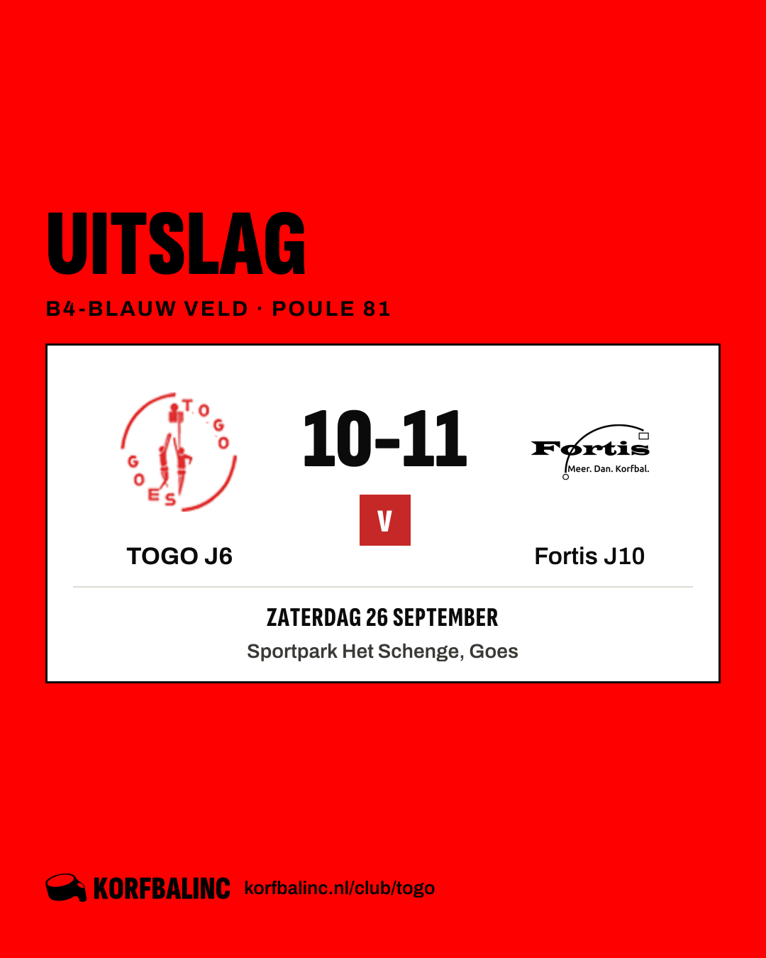 TOGO J6 - Fortis J10