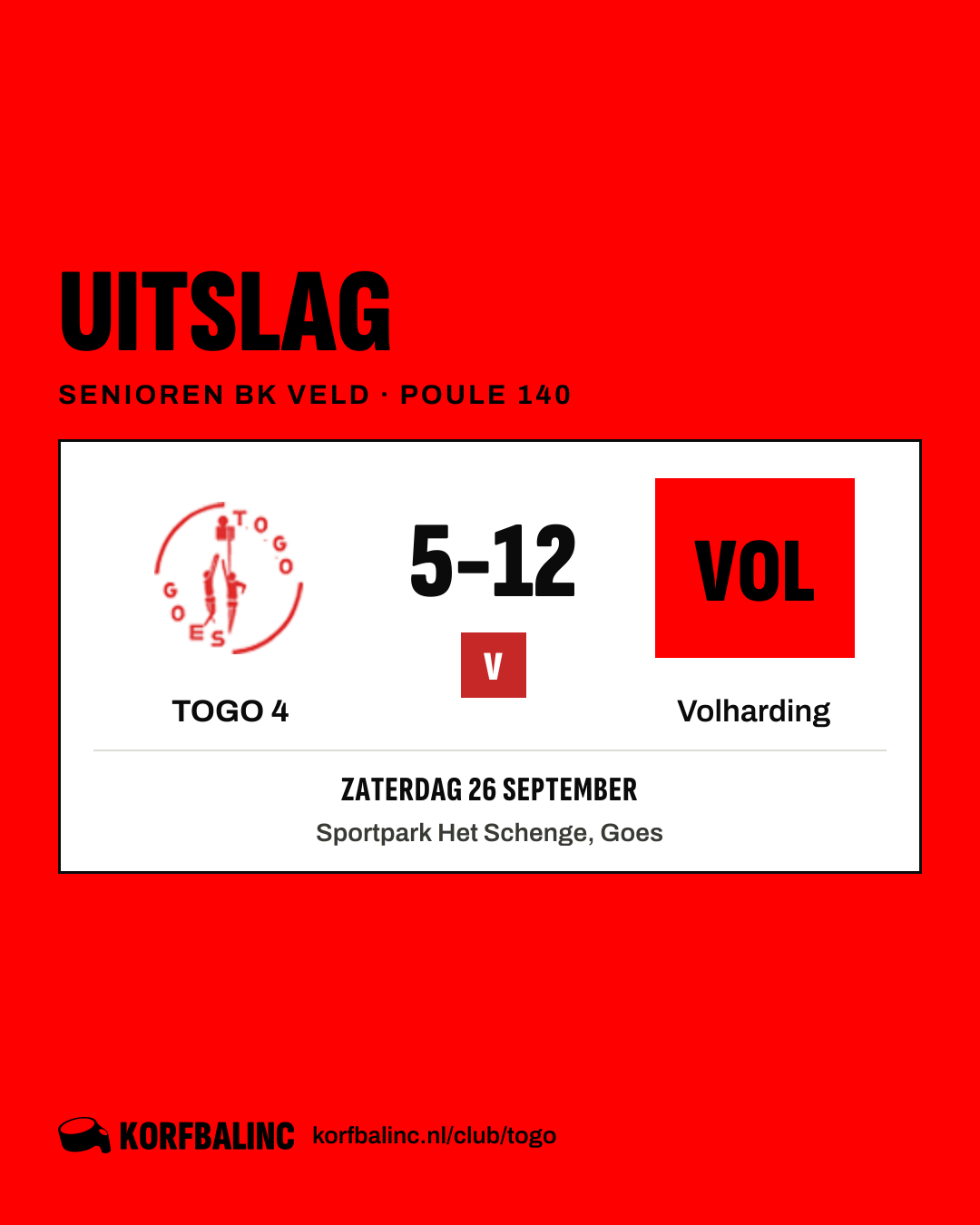 TOGO 4 - Volharding