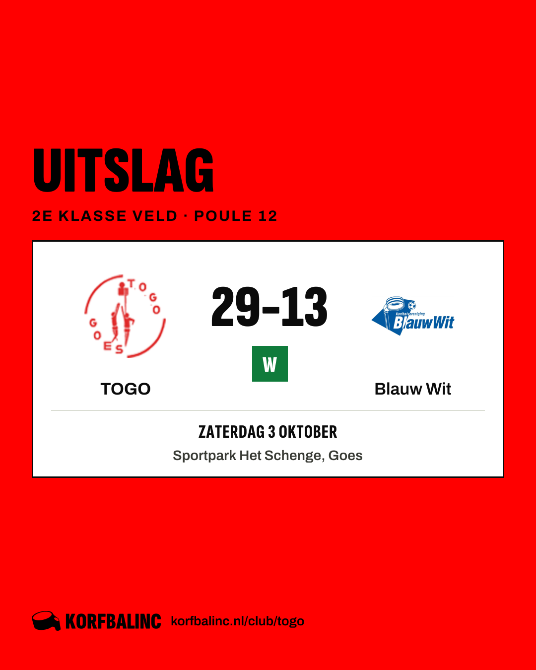 TOGO - Blauw Wit