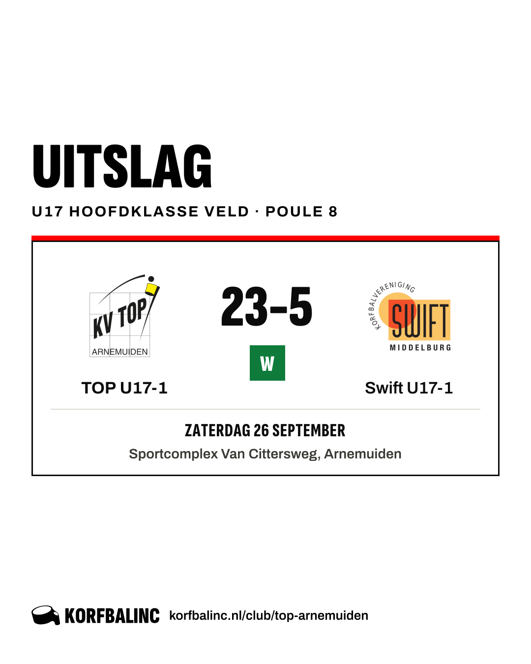 TOP U17-1 - Swift U17-1