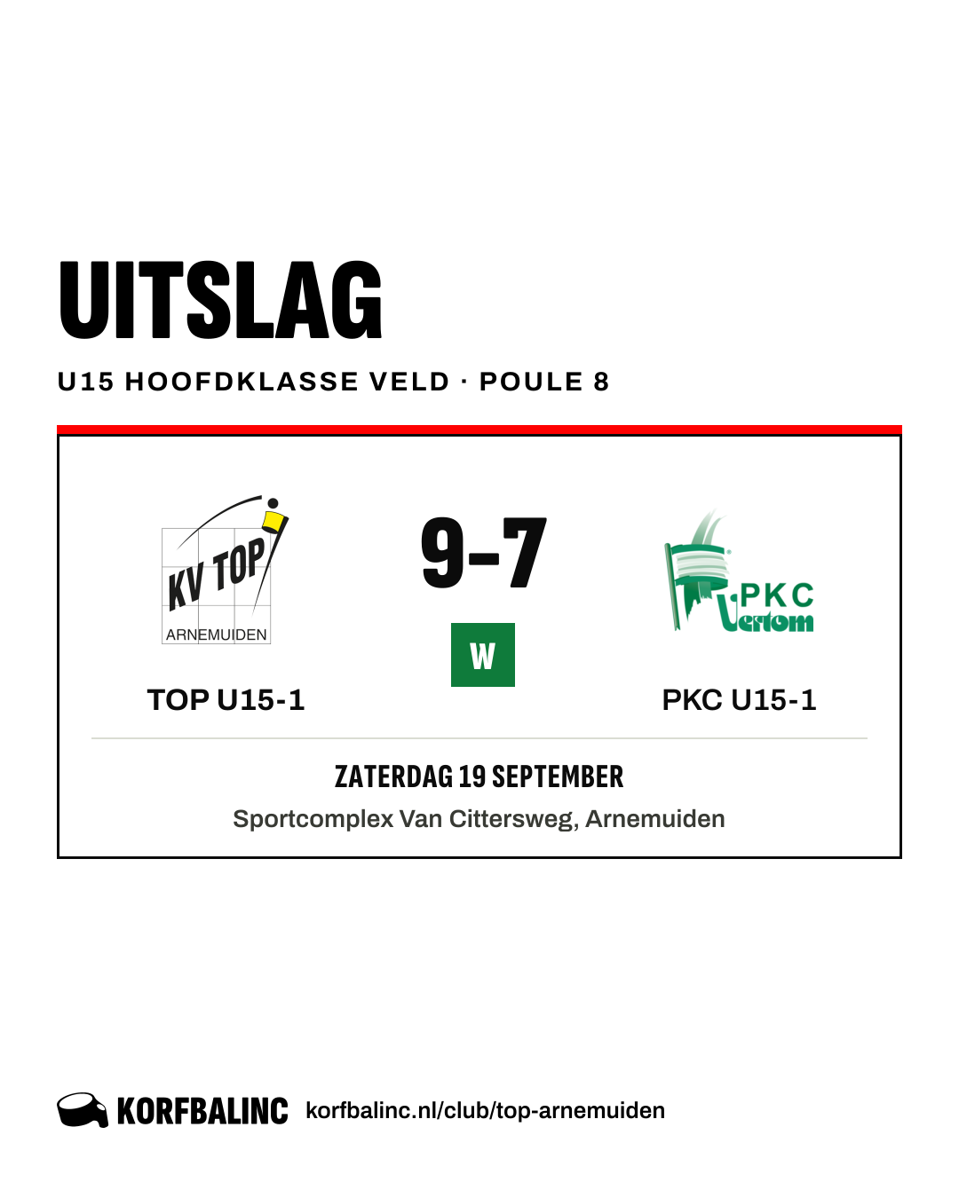 TOP U15-1 - PKC U15-1
