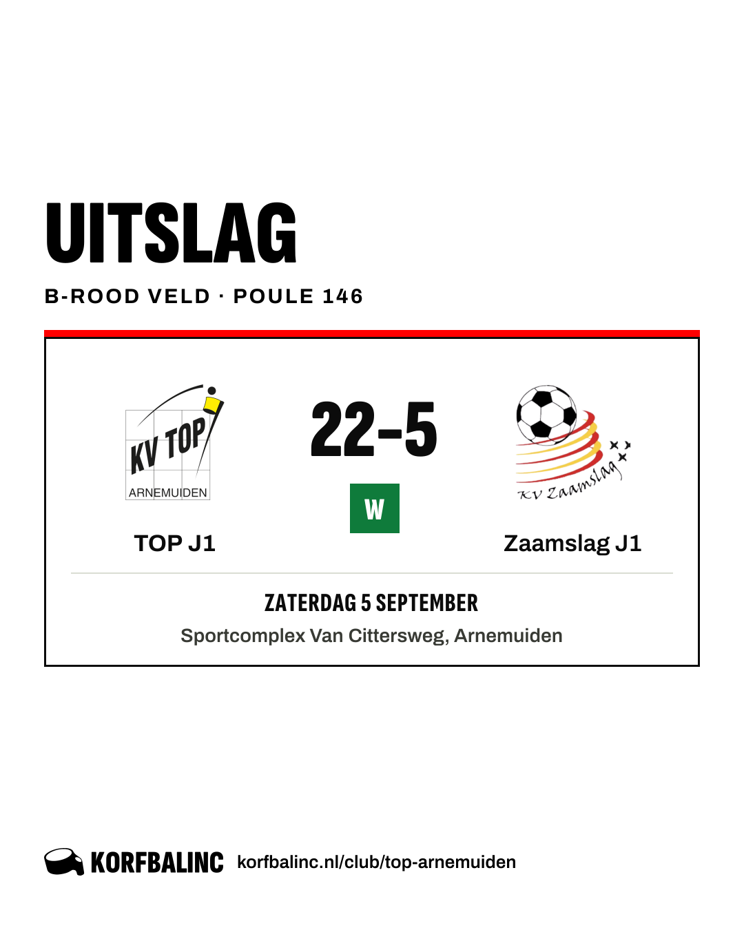 TOP J1 - Zaamslag J1