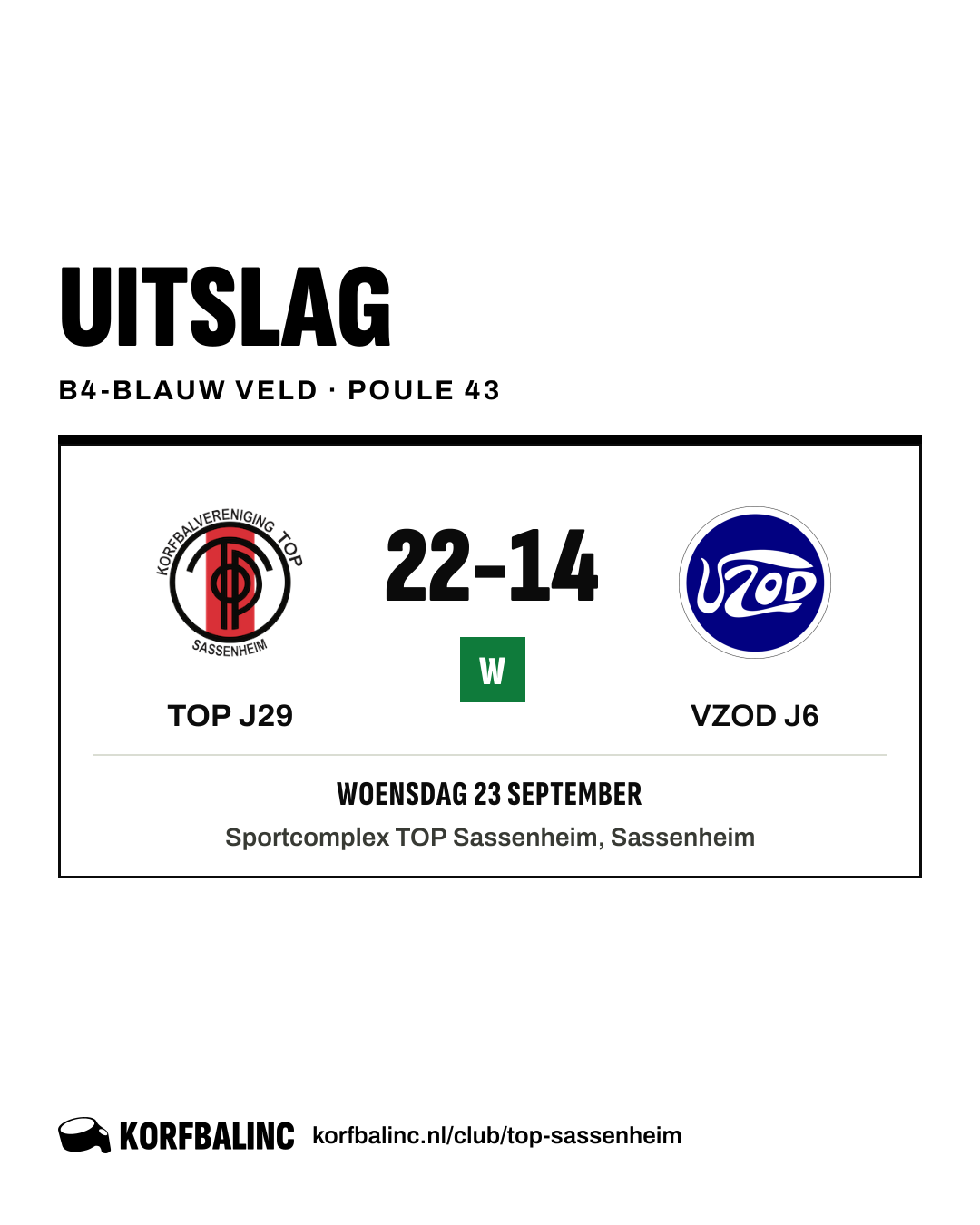 TOP J29 - VZOD J6
