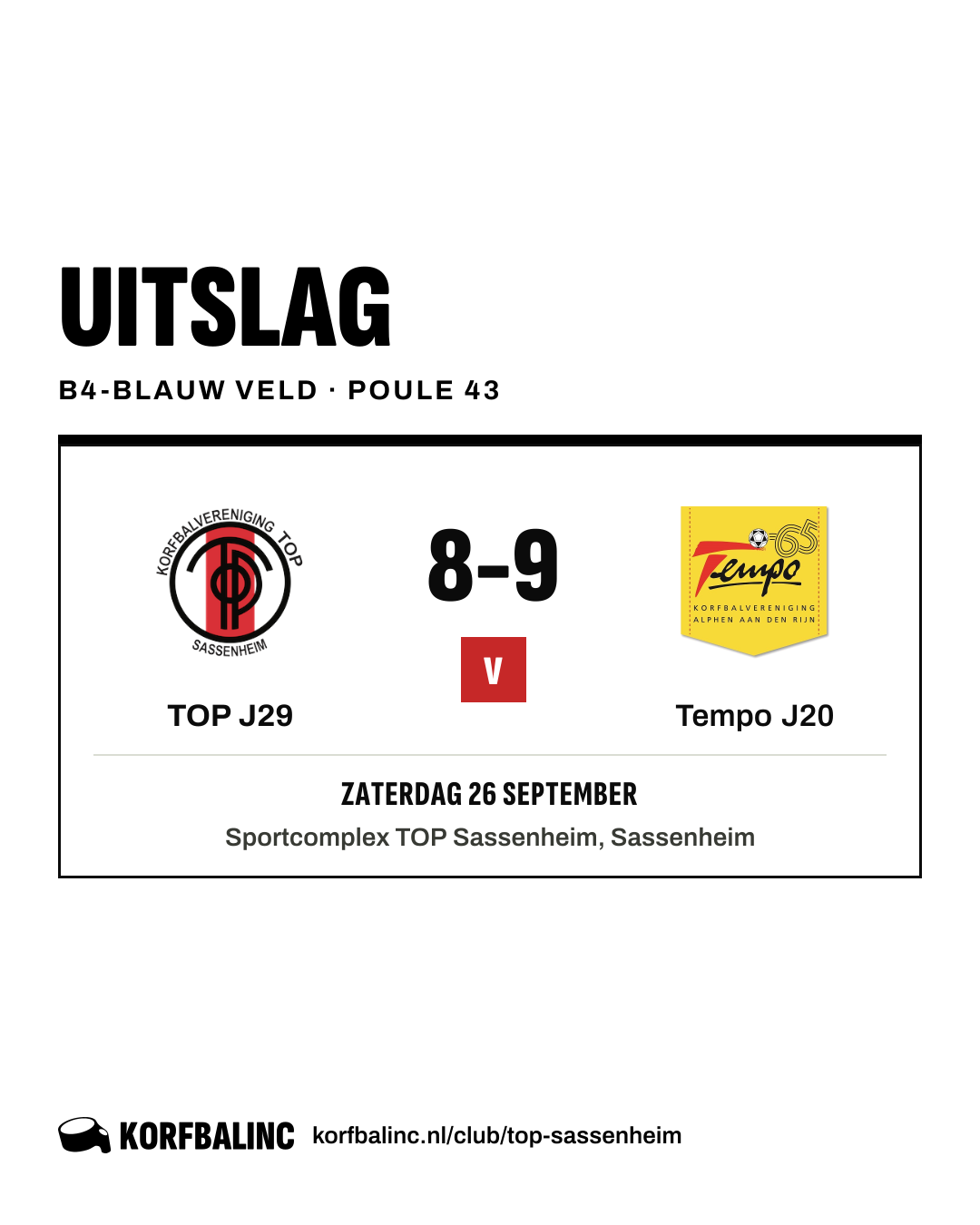 TOP J29 - Tempo J20