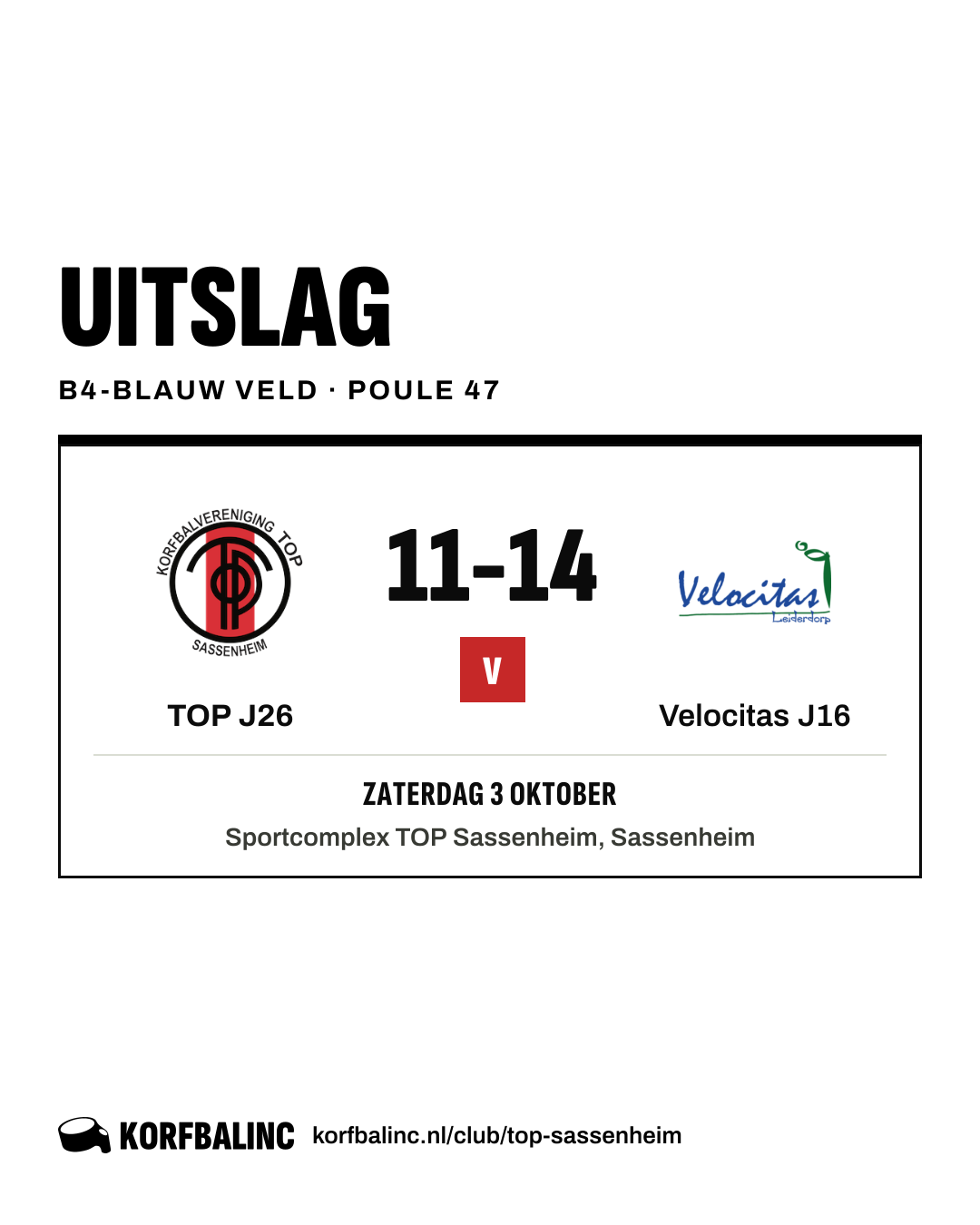 TOP J26 - Velocitas J16