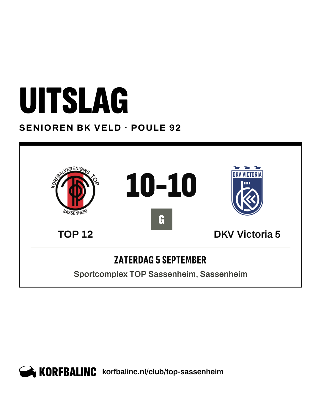 TOP 12 - DKV Victoria 5