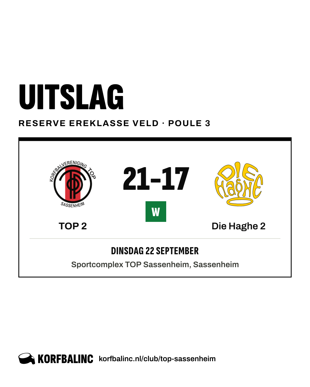 TOP 2 - Die Haghe 2