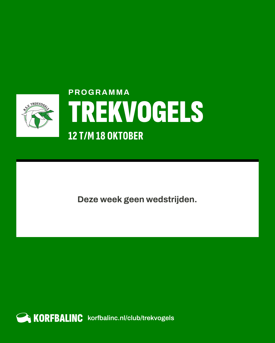 Uitslagen Trekvogels