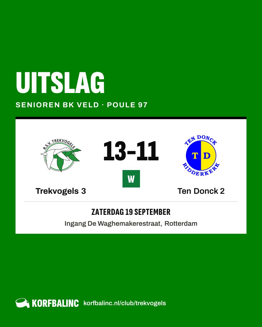 Trekvogels 3 - Ten Donck 2