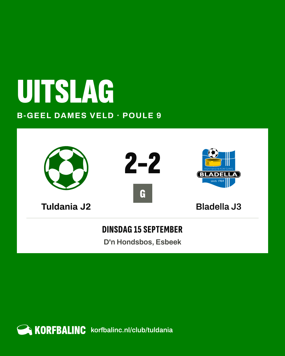 Tuldania J2 - Bladella J3