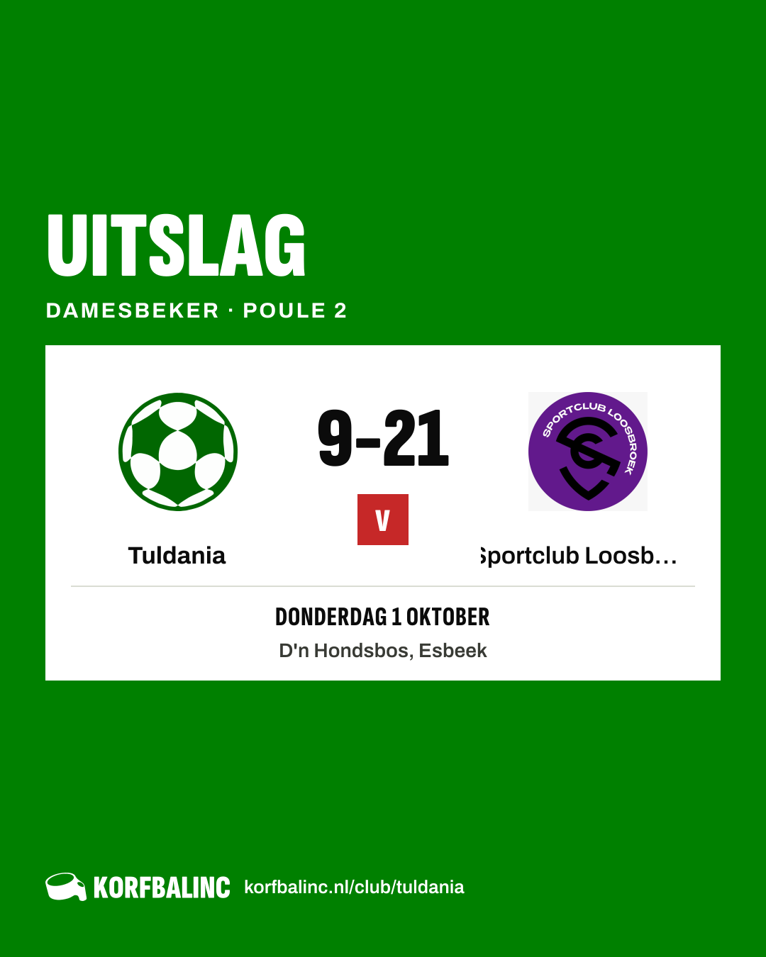 Tuldania - Sportclub Loosbroek